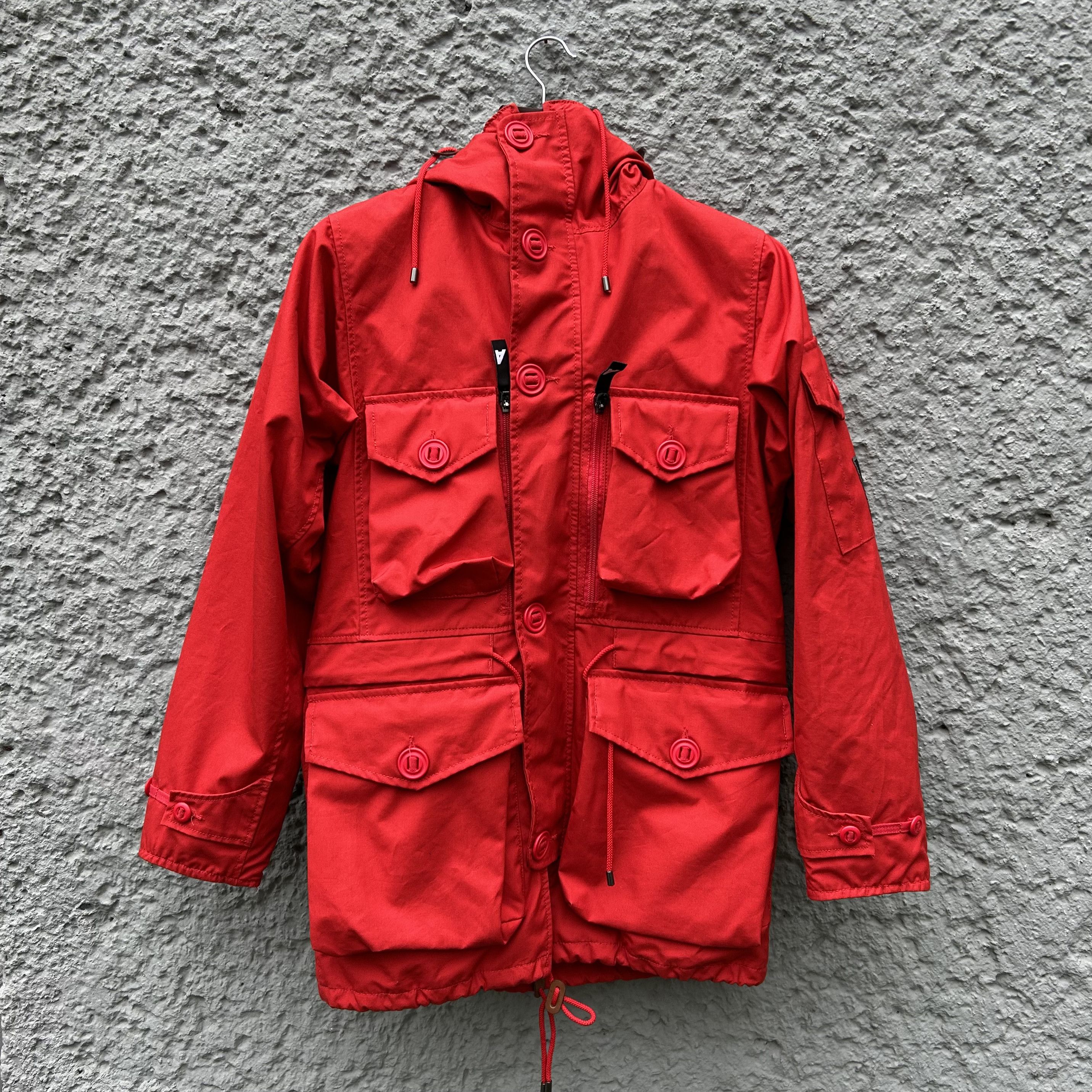 ArkAir × Junya Watanabe Comme des Garcons Junya Watanabe X ArkAir Red Parka S/S19 Size US S / EU 44-46 / 1 - 1 Thumbnail