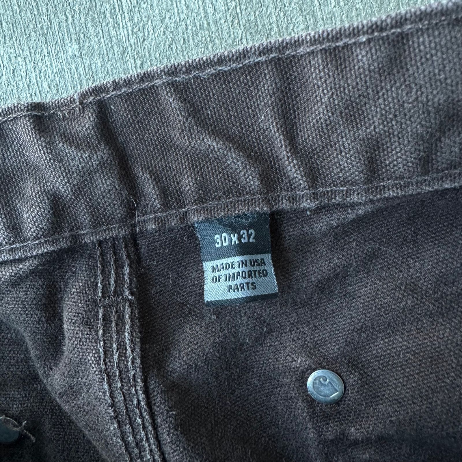 Carhartt × Vintage Carhartt DKB brown double knee work wear carpenter pants Size US 29 - 8 Thumbnail