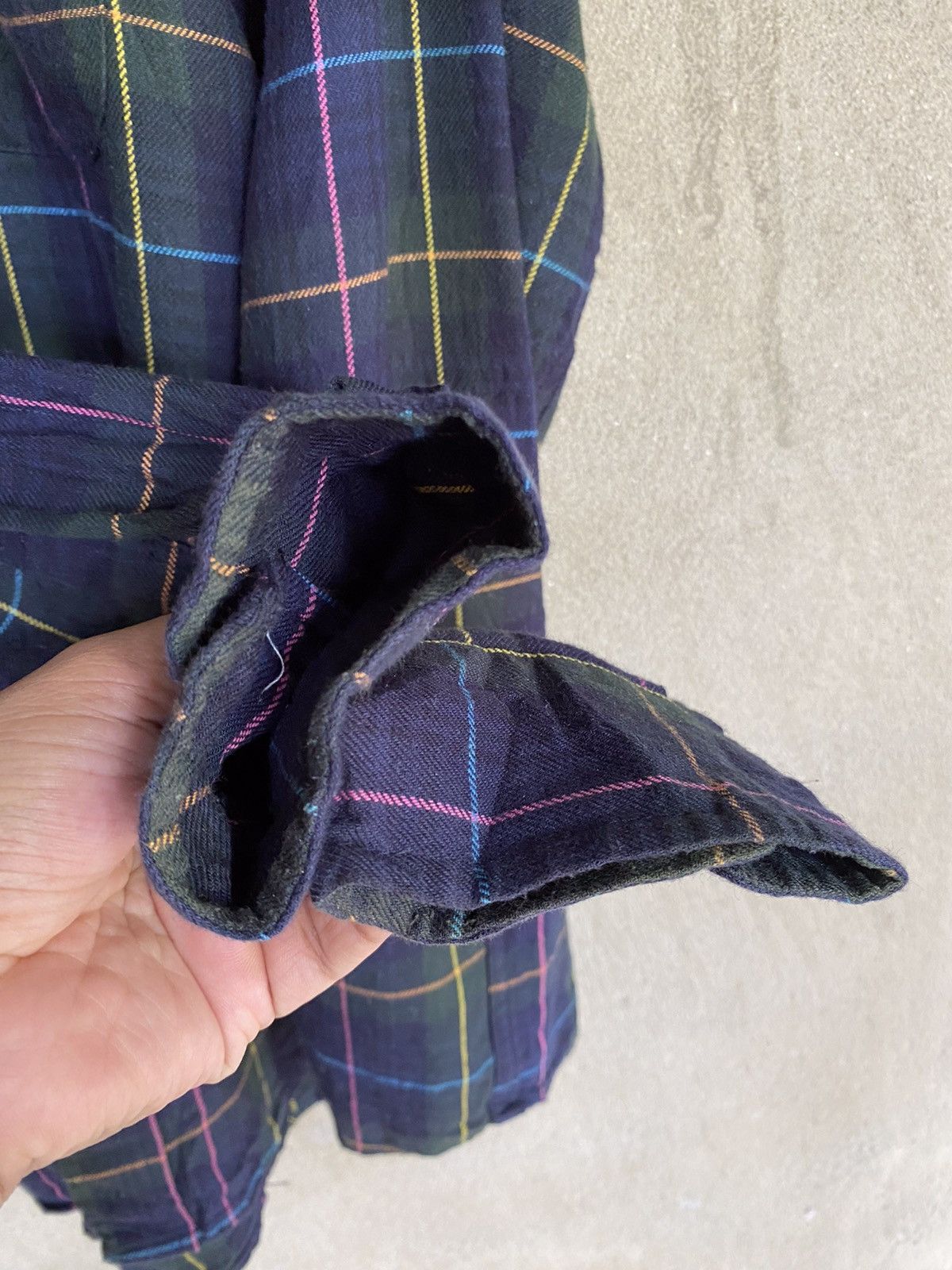 SHIPS Japanese Brand Ships Rare Design Flannel Shirt Button Up Size US M / EU 48-50 / 2 - 6 Thumbnail