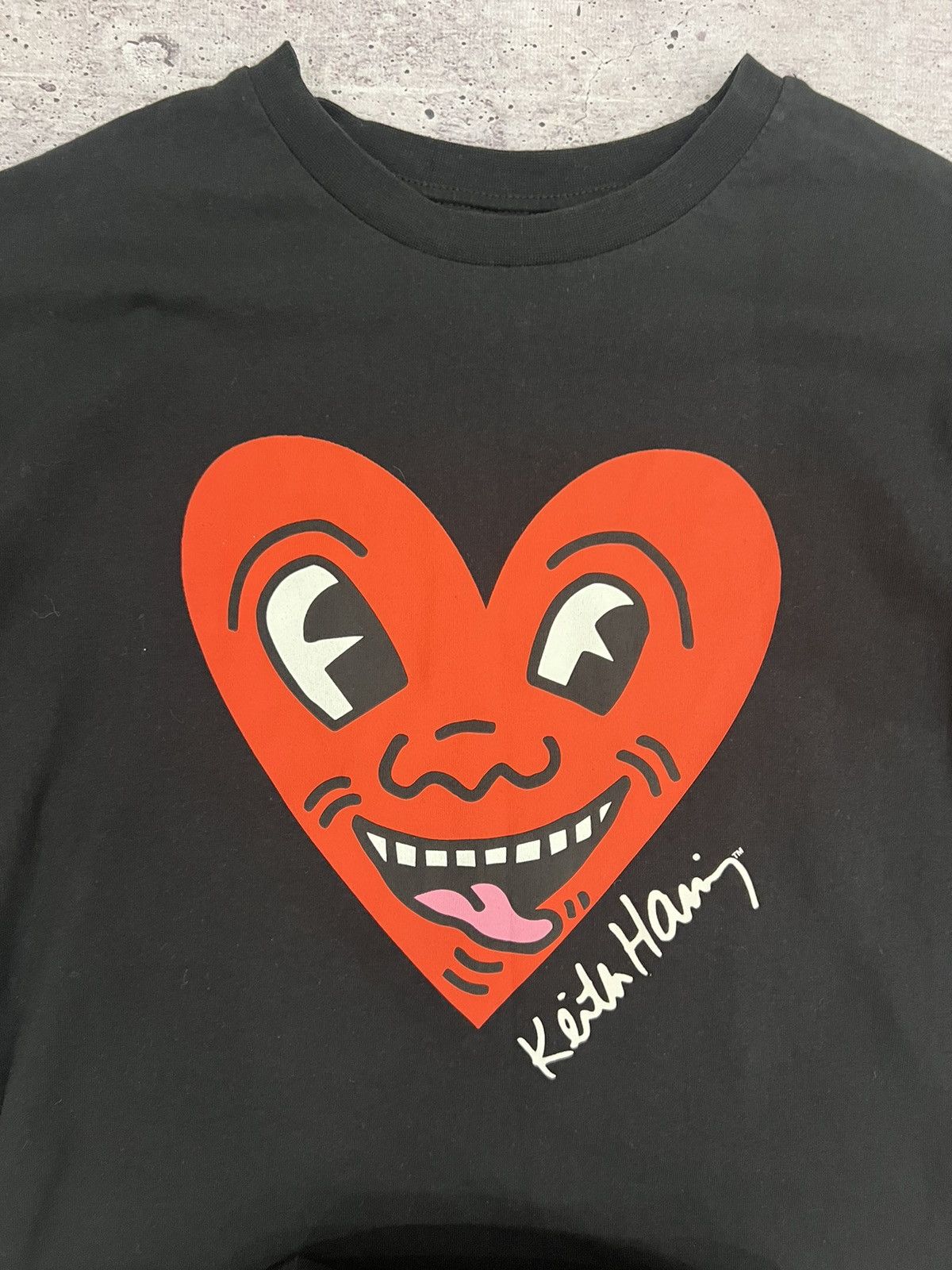 Keith Haring × Vintage 🩸RARE🩸Keith Haring Big Logo Vintage T Shirt Size US M / EU 48-50 / 2 - 5 Thumbnail