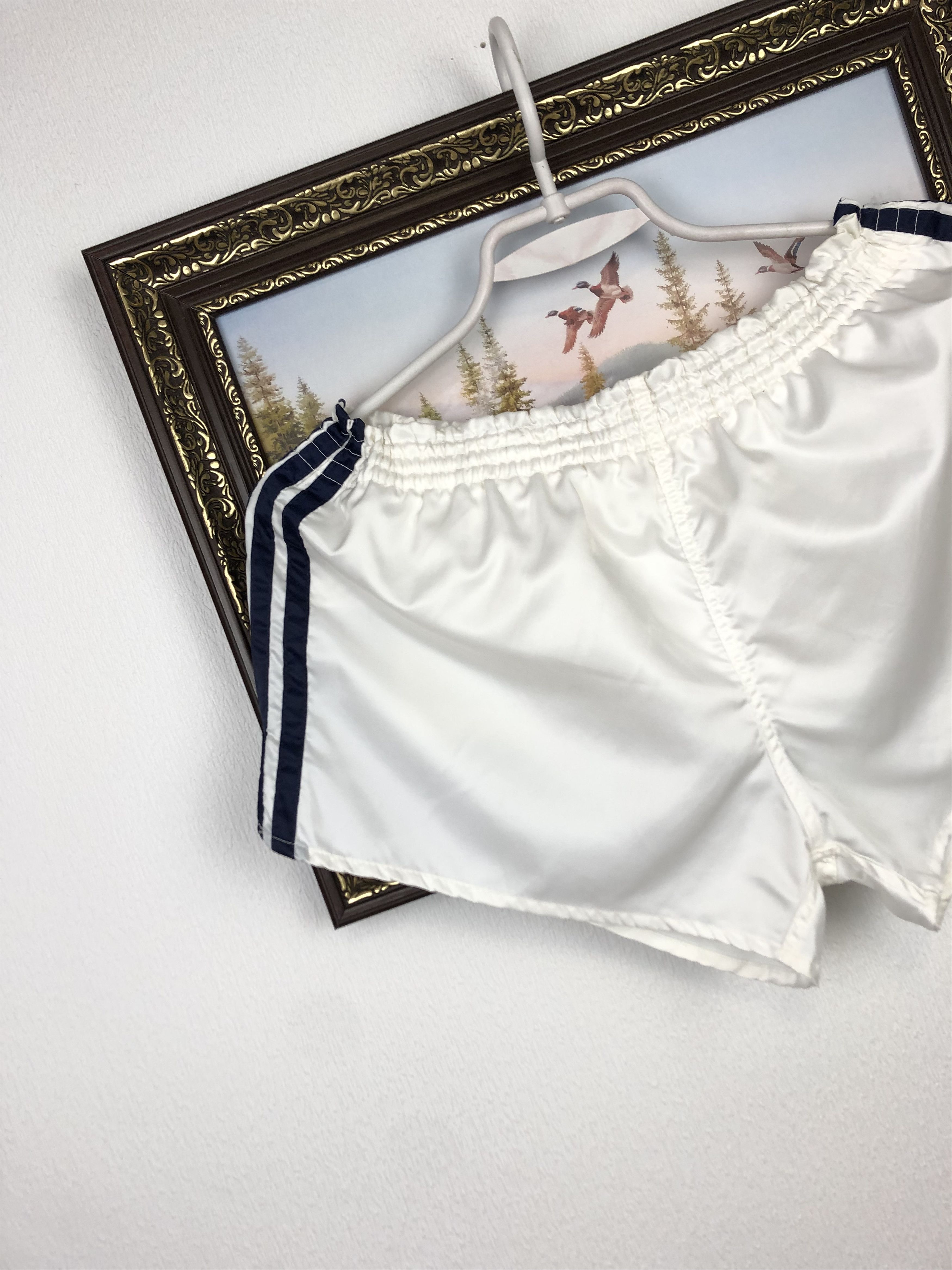 Adidas Vintage Adidas West Germany Nylon White Shorts Athletic Size US 32 / EU 48 - 3 Thumbnail
