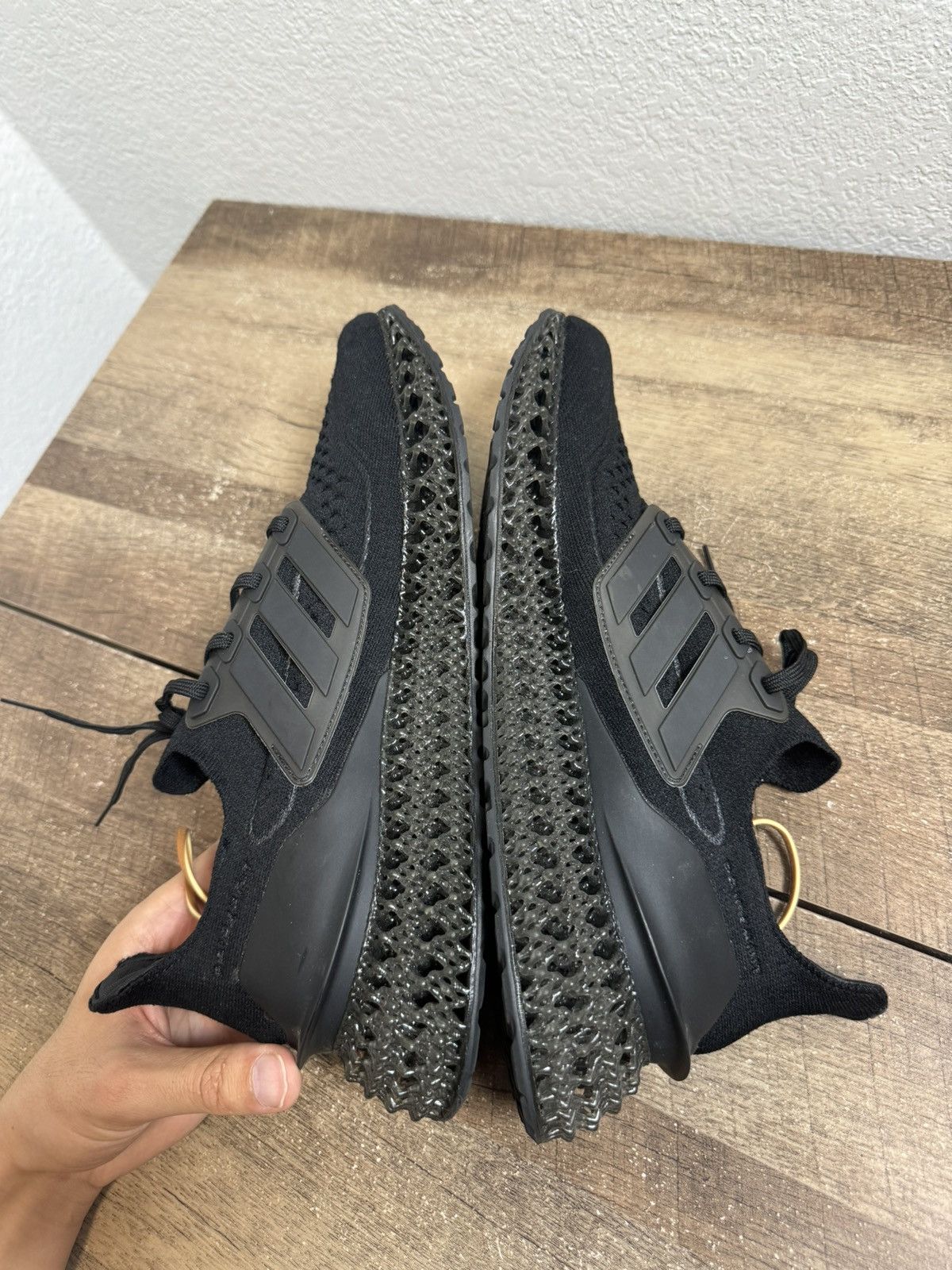 Adidas Men’s Size 10.5 Adidas Ultra 4DFWD ‘Triple Black’ GX6632 Size US 10.5 / EU 43-44 - 5 Thumbnail