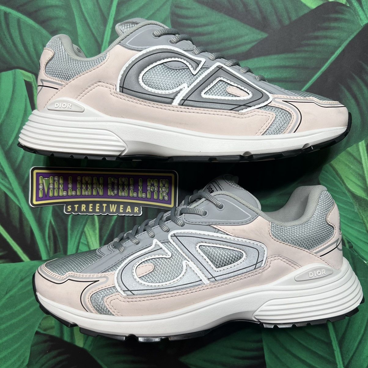 image of Christian Dior Monsieur x Dior B30 Reflective Sneaker ‘Grey Light Pink’ Sz- 10M/43Eu, Men's