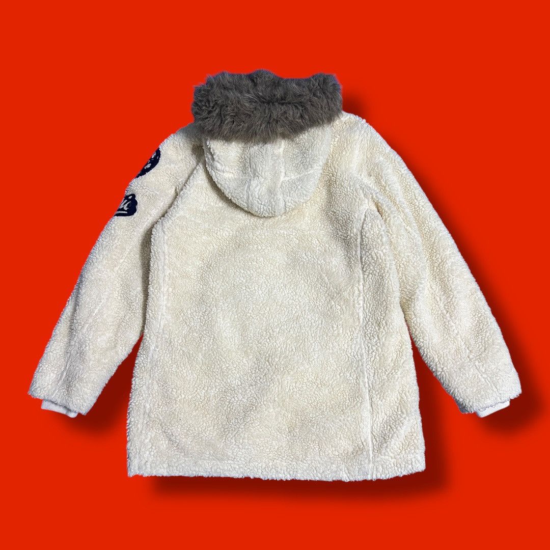 Designer × Hysteric Glamour × Japanese Brand HYSTERIC GLAMOUR WOOL LINED ZIP UP HOODIE LONG JACKET Size US S / EU 44-46 / 1 - 2 Thumbnail