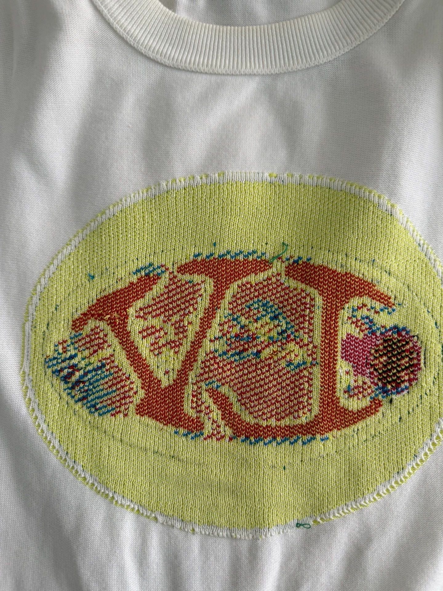 Louis Vuitton LV Big Logo Basketball Knit Short Sleeve T-shirt L Size US L / EU 52-54 / 3 - 3 Thumbnail