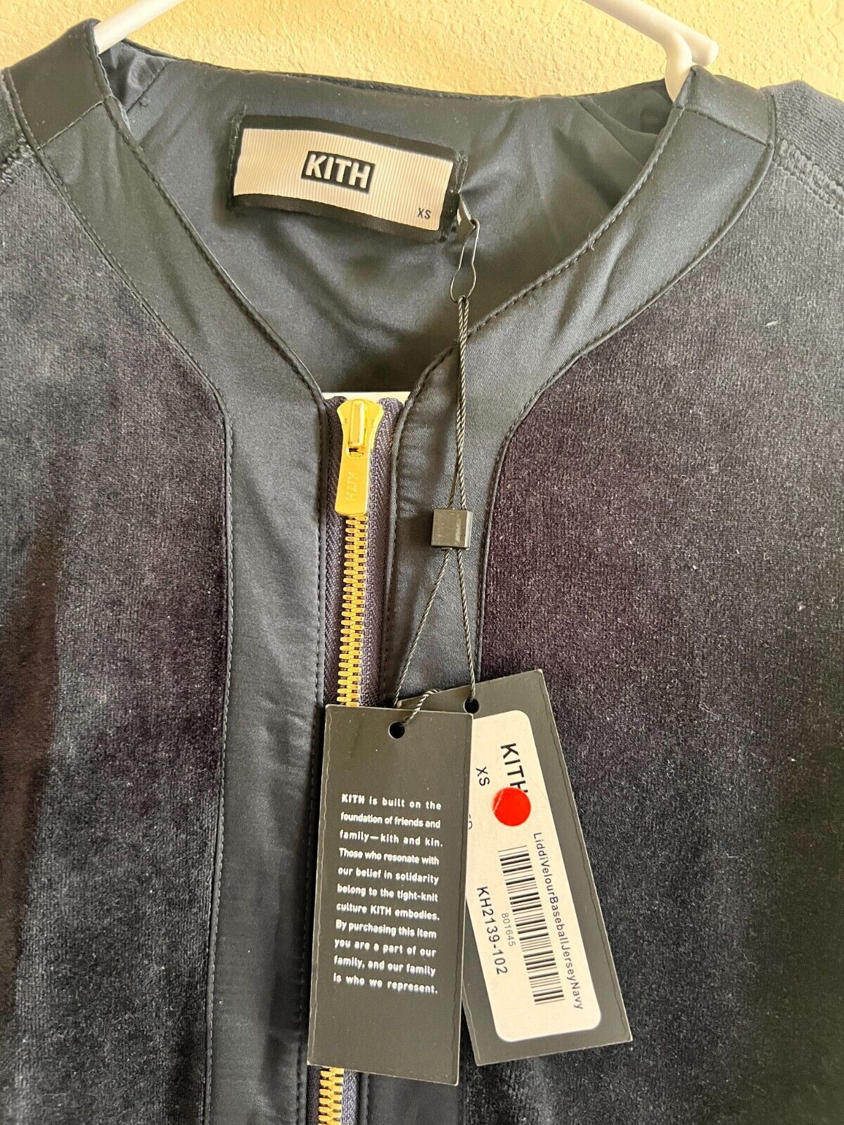 Kith Kith Lidl Velour Baseball Jersey M Navy Size US XS / EU 42 / 0 - 3 Thumbnail