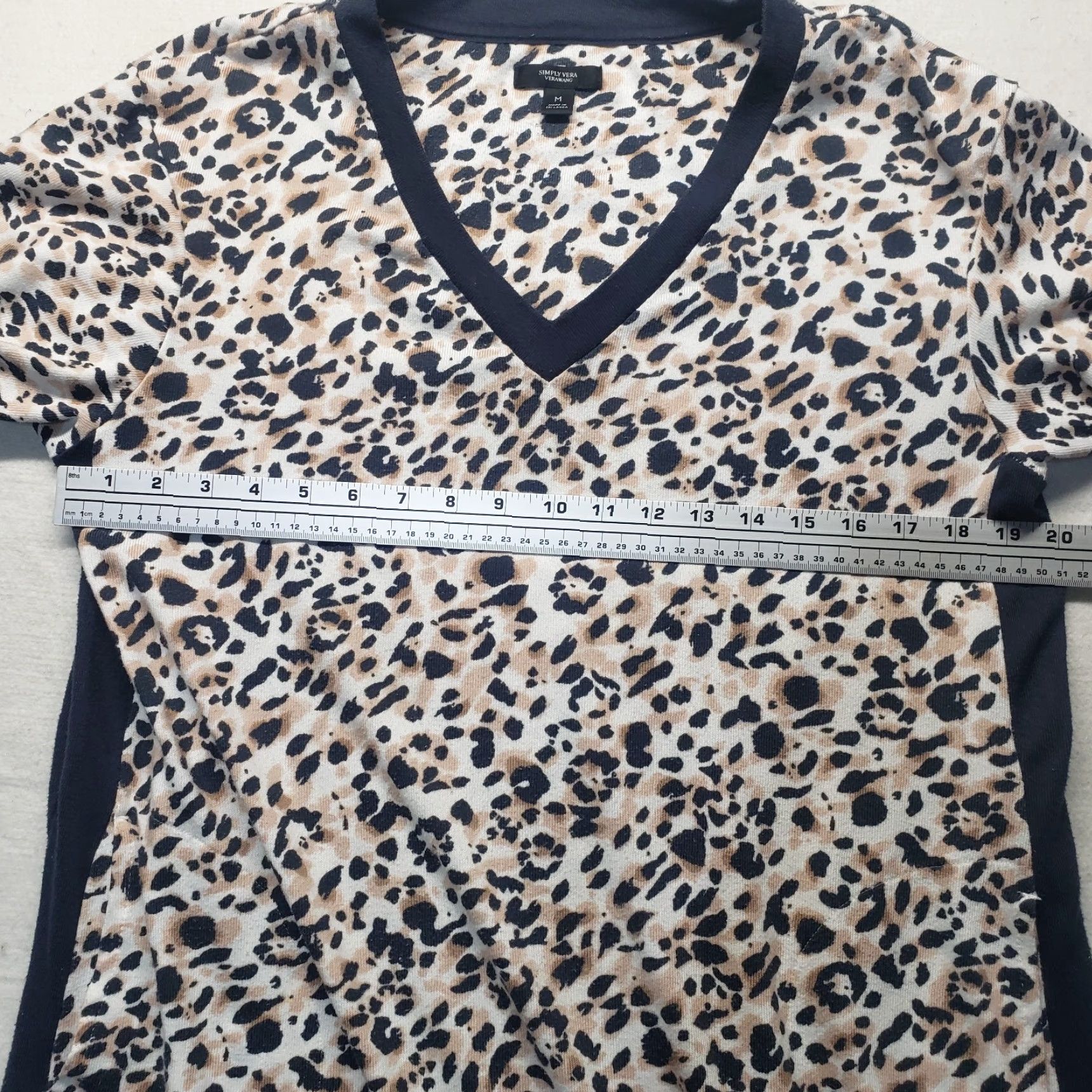 Vintage Simply Vera Wang Knit Top Leopard Print Shirt Dress Adult Women's Size M Medium Size M / US 6-8 / IT 42-44 - 6 Thumbnail