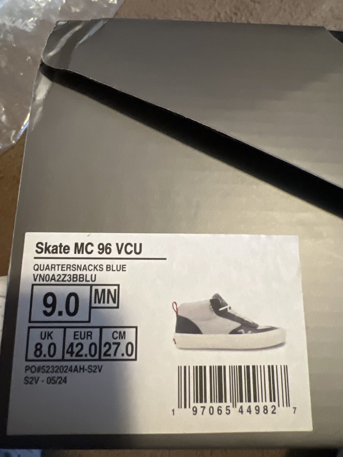 Vans Vans X Quartersnacks Blue Skate MC 96 VCU Size US 9 / EU 42 - 6 Thumbnail