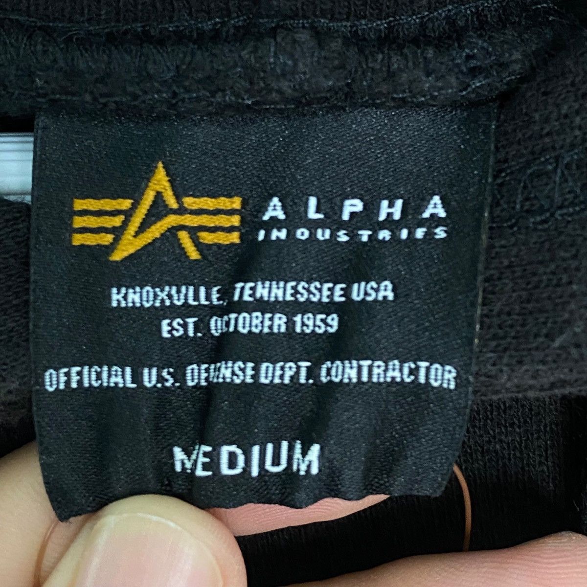 Other Vintage Alpha Industries Hoodie Sweater Big Logo Black SizeM Size US M / EU 48-50 / 2 - 6 Thumbnail