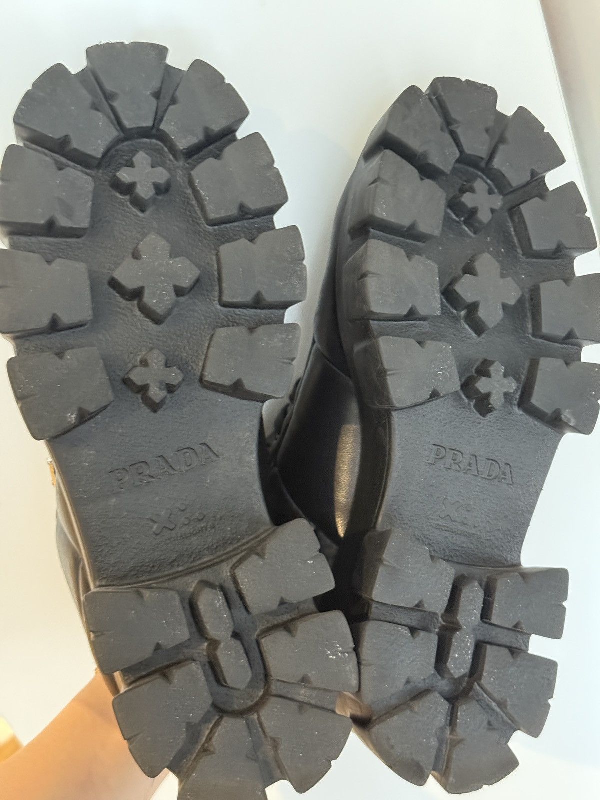 Prada Prada Soft Leather Padded Nappa Shoes Size US 7.5 / IT 37.5 - 4 Thumbnail
