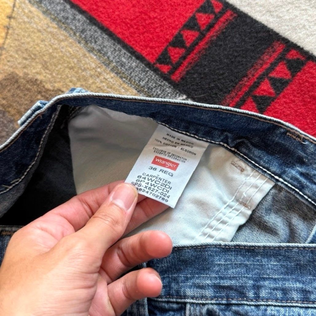 Wrangler VINTAGE Wrangler Denim Carpenter Short Jorts 36 Blue Men Regular Waist 36 Workwear 90s Y2K Grunge Skate Size US 36 / EU 52 - 3 Thumbnail