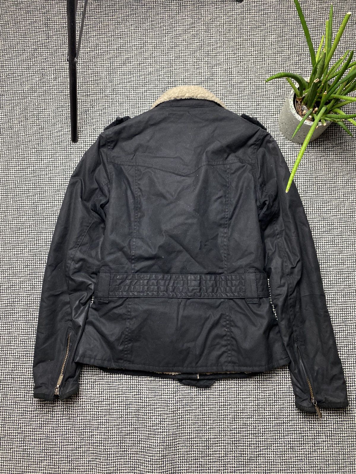 Barbour × Vintage Women's Barbour Wax Matlock Motorcycle Black Jacket Size S / US 4 / IT 40 - 2 Thumbnail