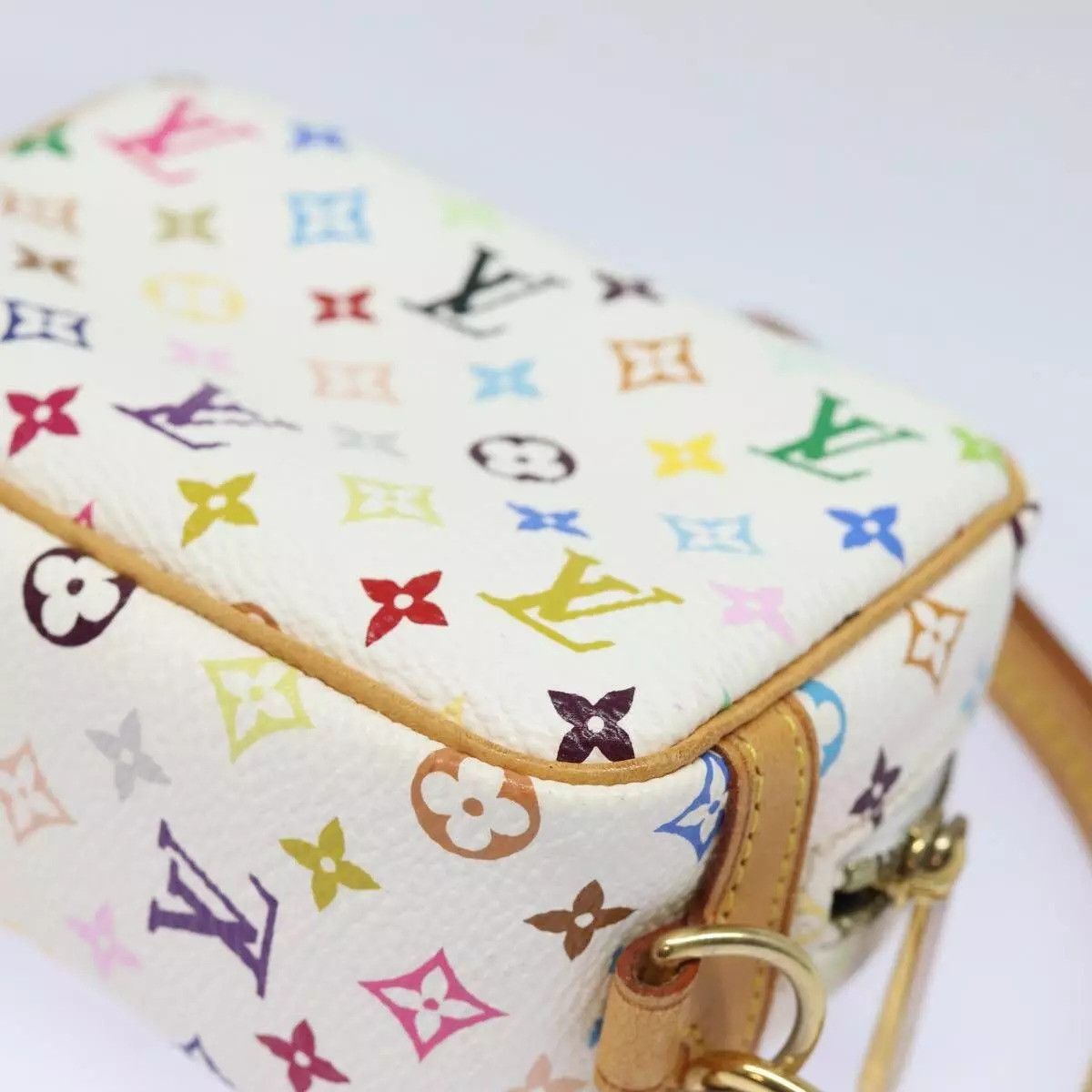 Louis Vuitton LOUIS VUITTON Monogram Multicolor Trousse Wapity Pouch White Size ONE SIZE - 7 Thumbnail