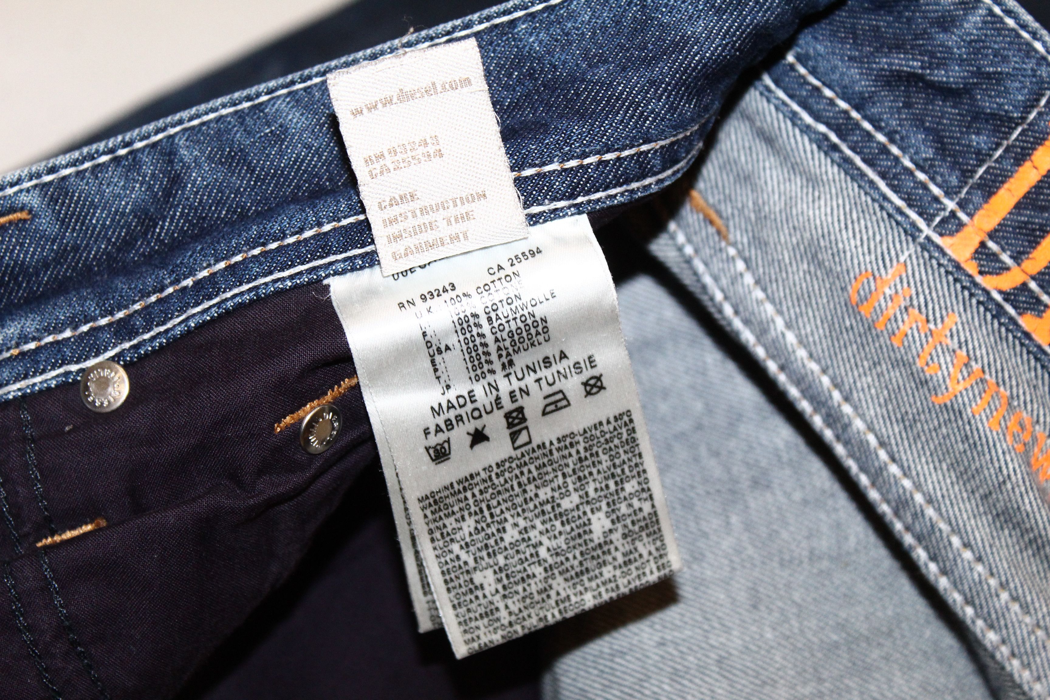 Diesel DIESEL D.N.A. Larkee Regular-Straight 008Y3 Distressed Jeans Size US 32 / EU 48 - 10 Thumbnail
