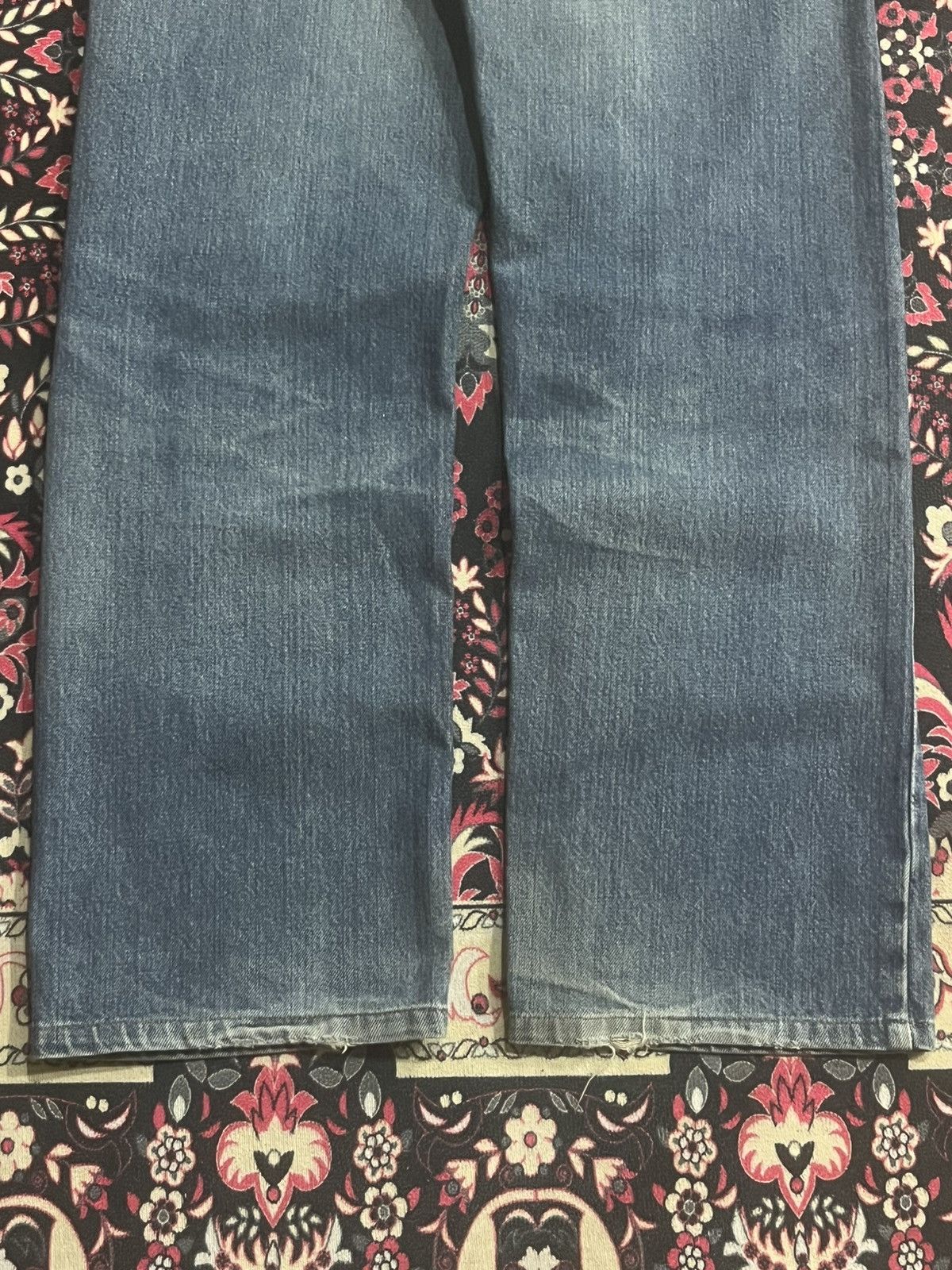 Levi's Vintage Y2K Levi’s 512 Blue Washed Straight Leg Jeans Size US 32 / EU 48 - 11 Thumbnail