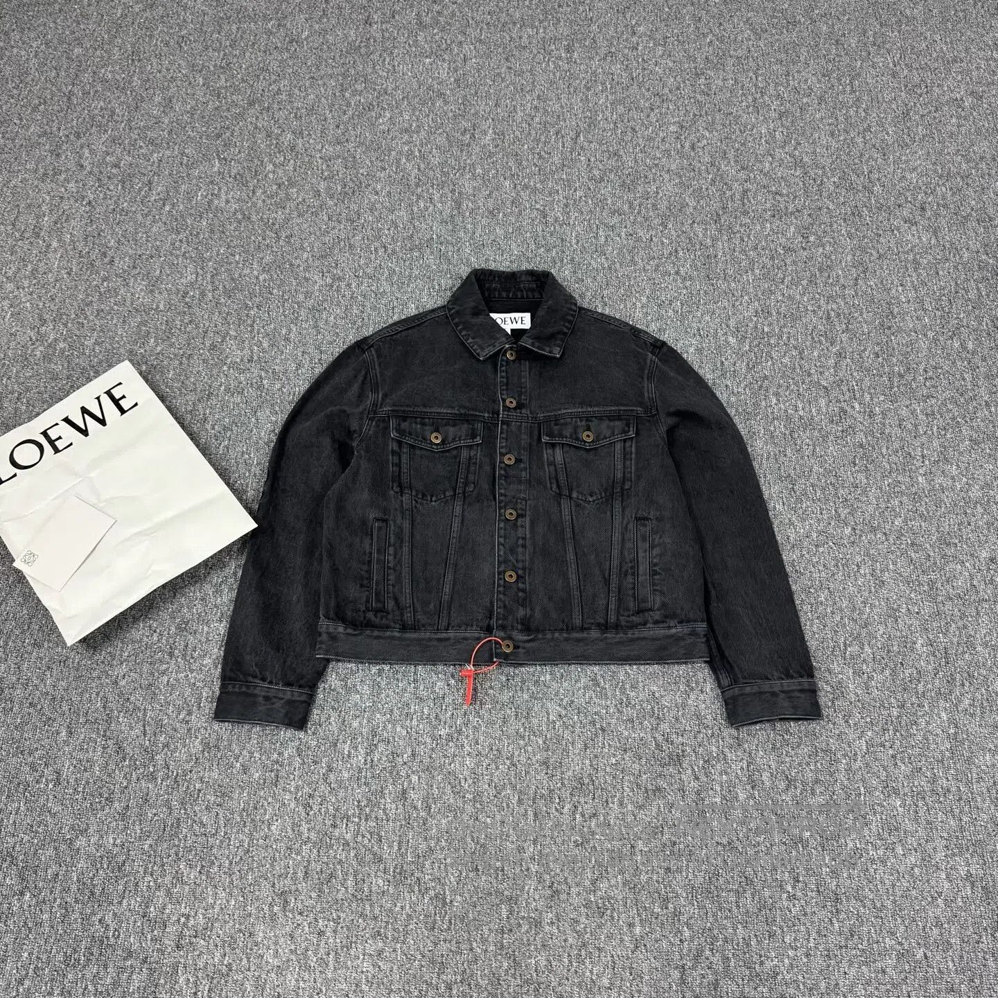 Loewe LOEWE Squadrille embroidery logo; washable; denim jacket| Size US M / EU 48-50 / 2 - 1 Thumbnail