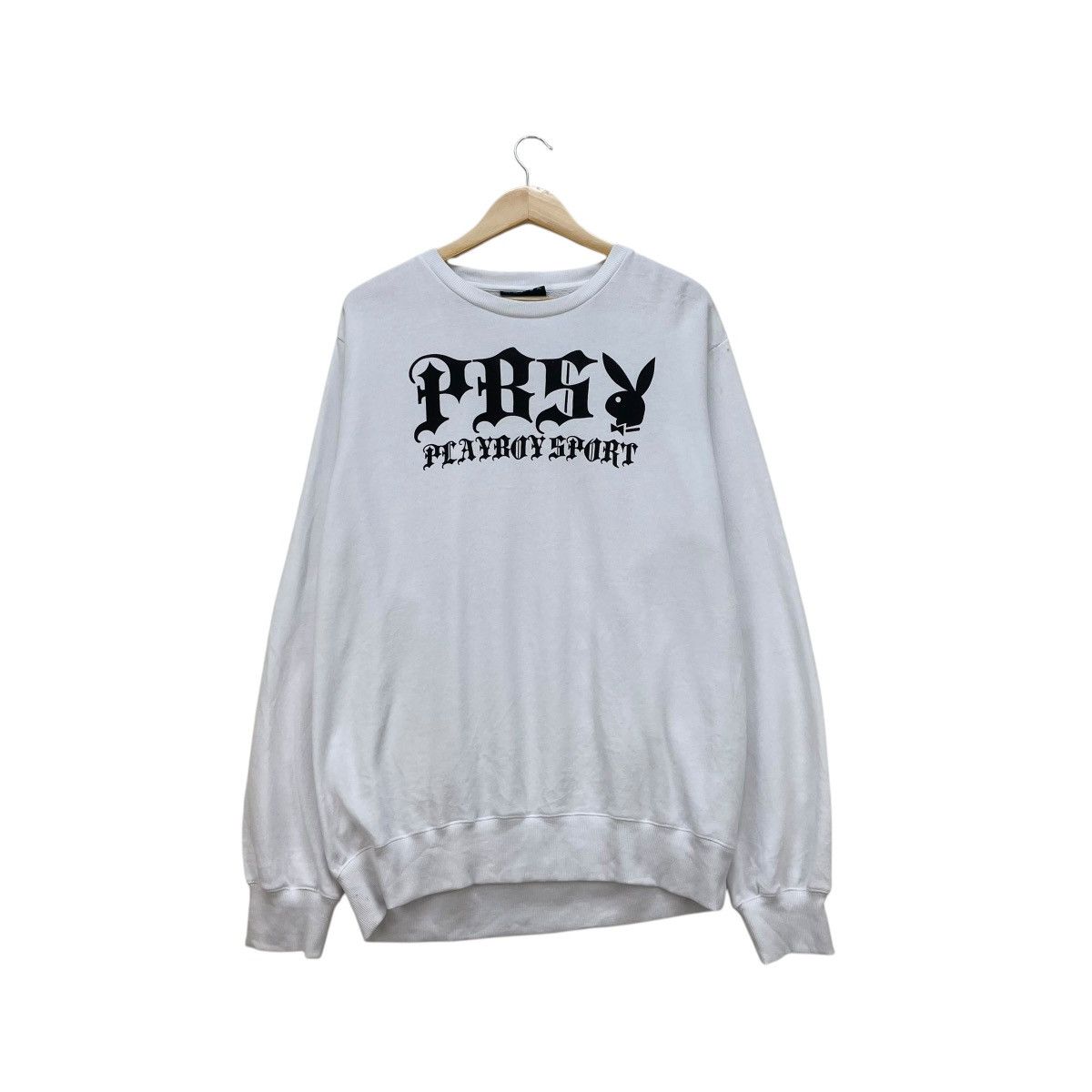 Playboy 💥Vintage Play Boy Spellout Big Logo Crewneck Sweatshirt Size US M / EU 48-50 / 2 - 1 Thumbnail