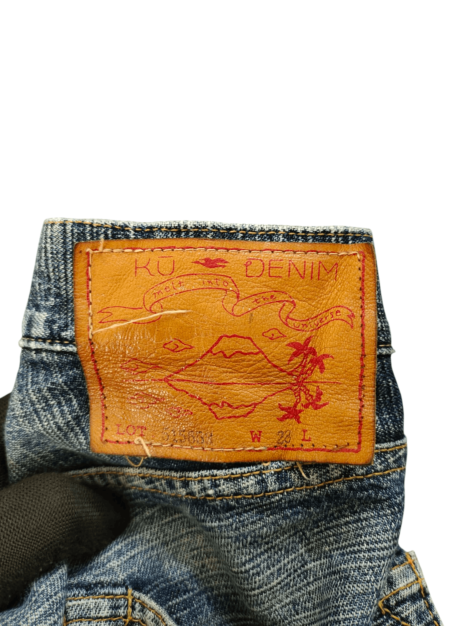 Hysteric Glamour × Undercover Vintage 90s Ku Raw Denim Japan Clawmark Slubby Denim Jeans Size US 29 - 11 Thumbnail