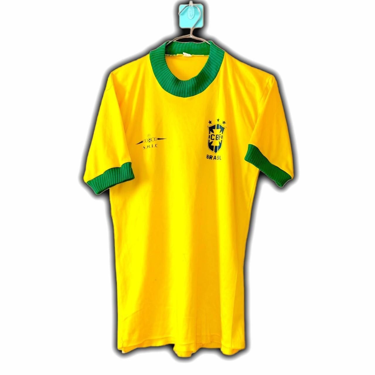 Other Match Worn Fc Brazil 1970 Rare Home Shirt Jersey Size US M / EU 48-50 / 2 - 3 Thumbnail