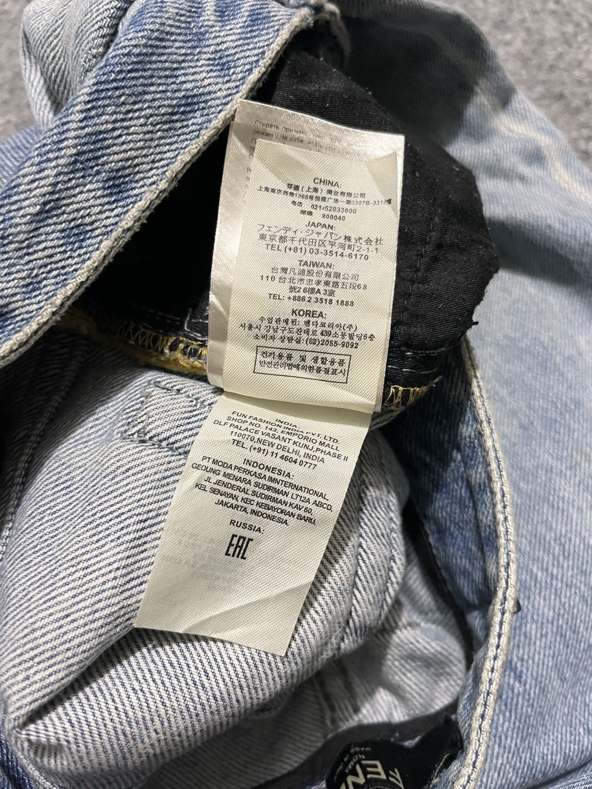 Fendi Fendi Fiend Ripped Jeans Pants Size US 34 / EU 50 - 22 Thumbnail
