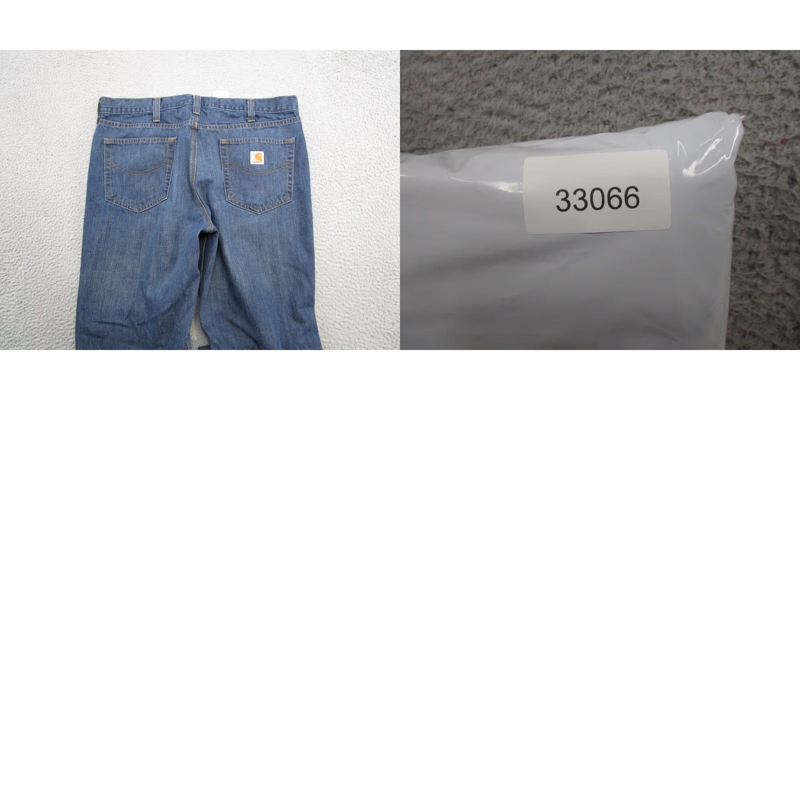 Carhartt Carhartt Jeans Mens 38x34 Blue Denim Relaxed Fit Work Wear 101483-968 Denim Jeans Mens Regular Blue 38x34 Modern Southwestern Logo Cowboy Workwear Size US 38 / EU 54 - 9 Thumbnail