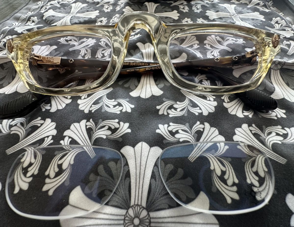 Chrome Hearts Chrome hearts ED-U-CUNTATION Pale Ale-Dark Tortoise Size ONE SIZE - 3 Thumbnail
