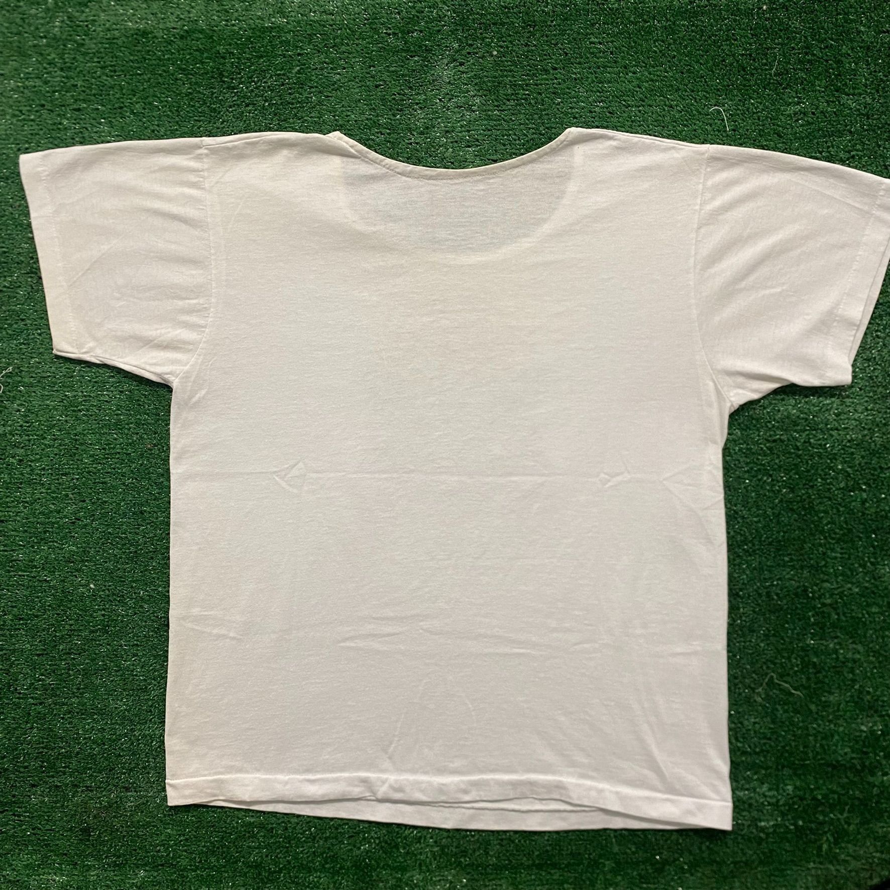 Vintage Vintage 80s Jesus Christ Shirt Single Stitch Christian Tee Size US L / EU 52-54 / 3 - 5 Thumbnail