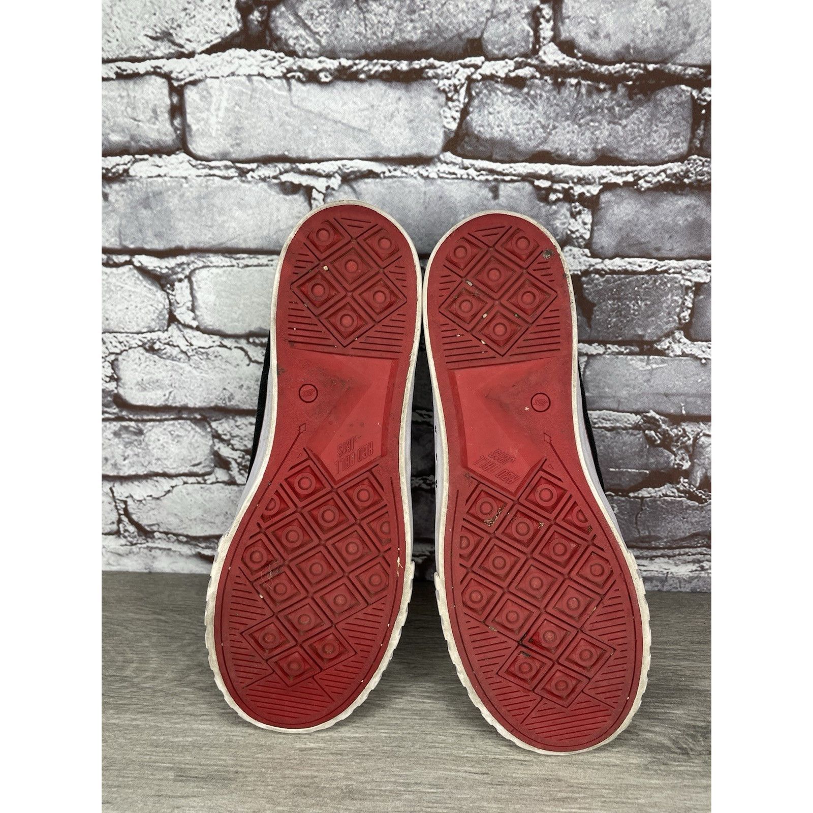 Red Bull Red Ball Jets ‘51 Black & White Canvas Low Top Sneakers Shoe Size US 10 / EU 43 - 19 Thumbnail
