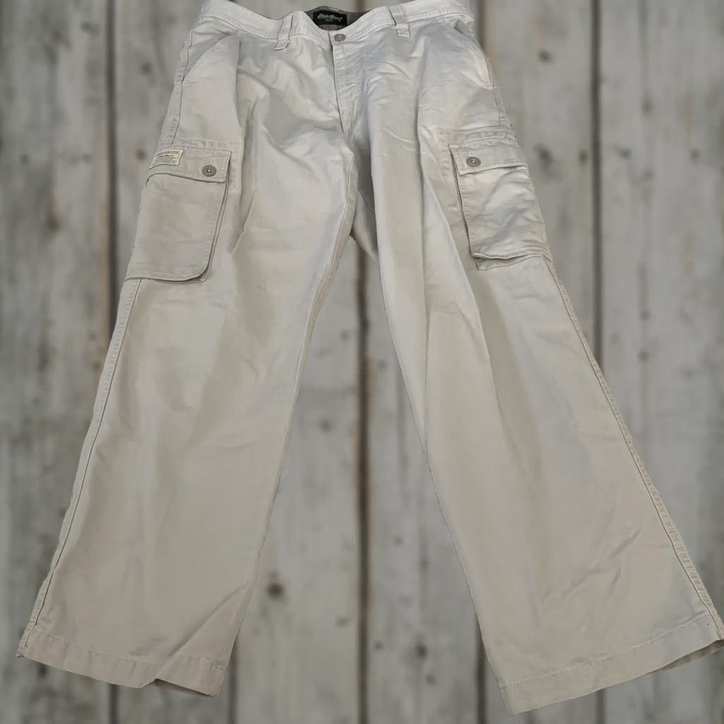 Eddie Bauer Eddie Bauer Pants Mens 36x30 Straight Cargo Hiking Active Stone Beige Size US 36 / EU 52 - 1 Thumbnail
