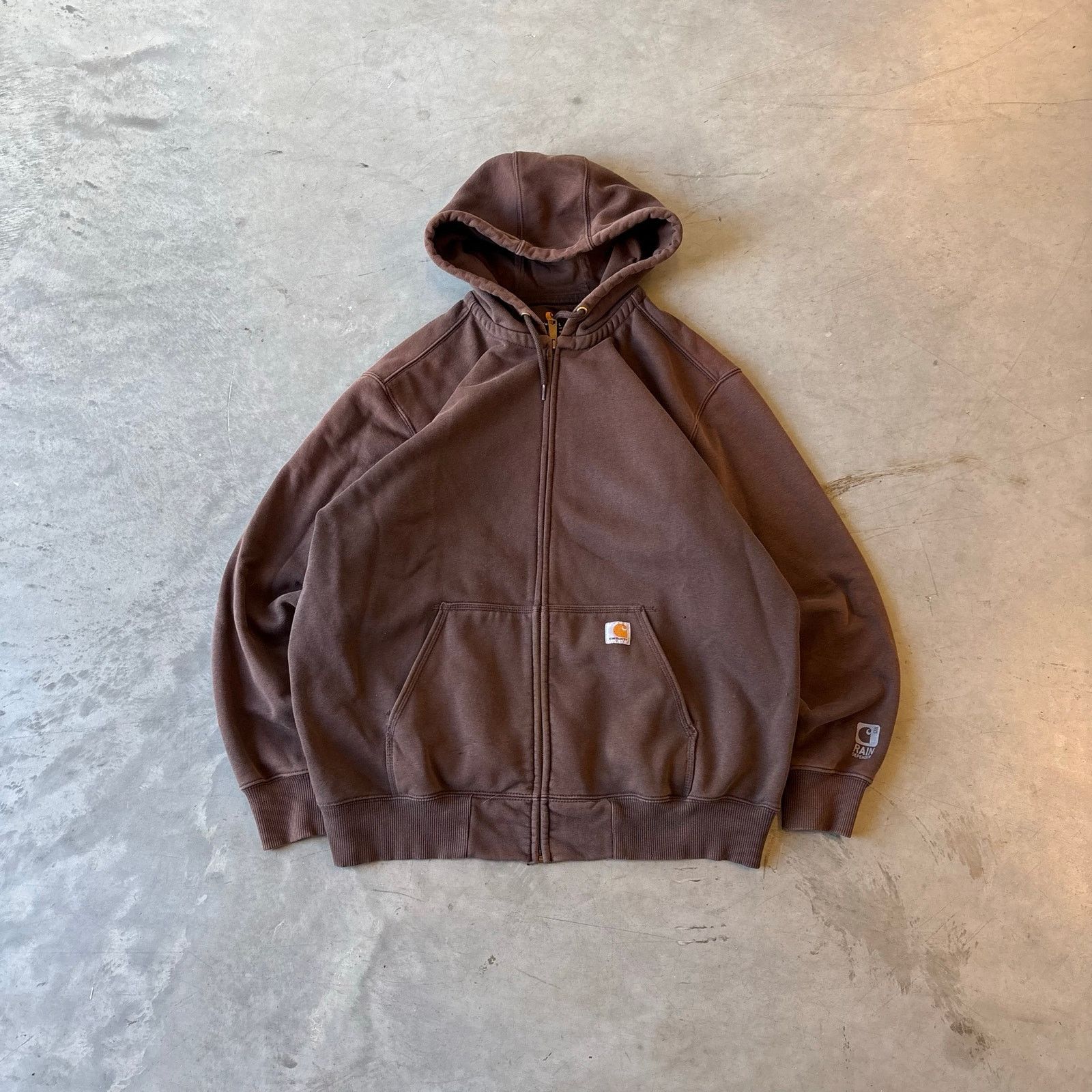 Carhartt y2k brown earthtone carhartt zip up jacket Size US XL / EU 56 / 4 - 1 Thumbnail