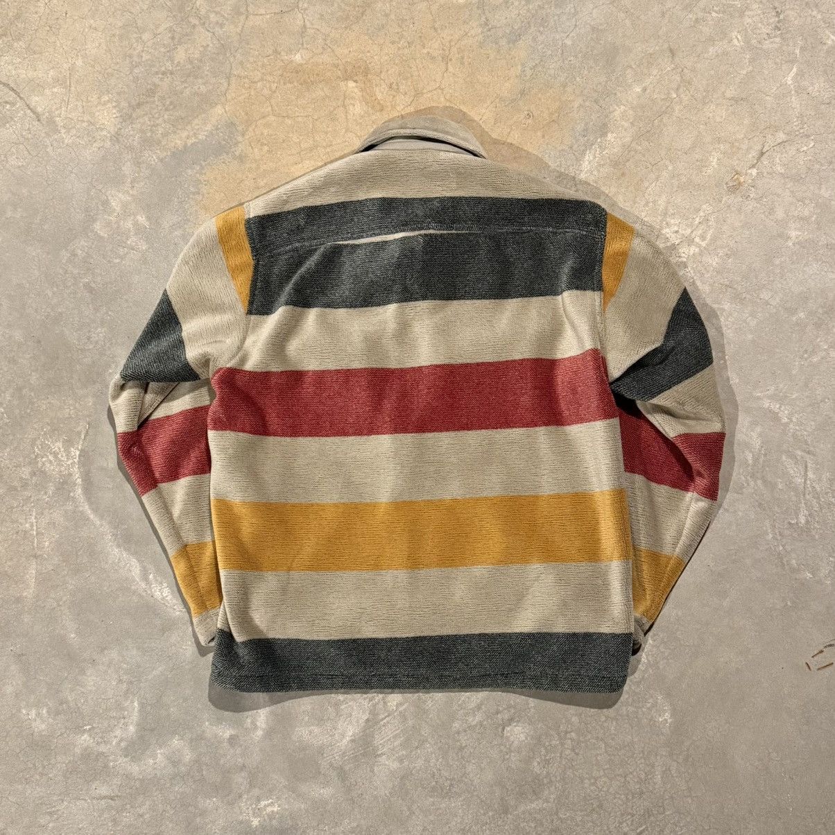 Woolrich Woolen Mills Vtg 1990s Woolrich Hudson Bay Blanket Fleece Zip Overshirt Size US M / EU 48-50 / 2 - 9 Thumbnail