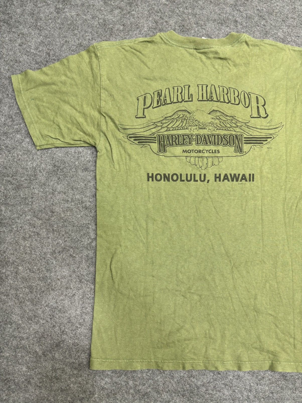 Harley Davidson 💥Vintage💥90s Harley Davidson War WLA-45 Bike Shirt F575 Size US M / EU 48-50 / 2 - 9 Thumbnail