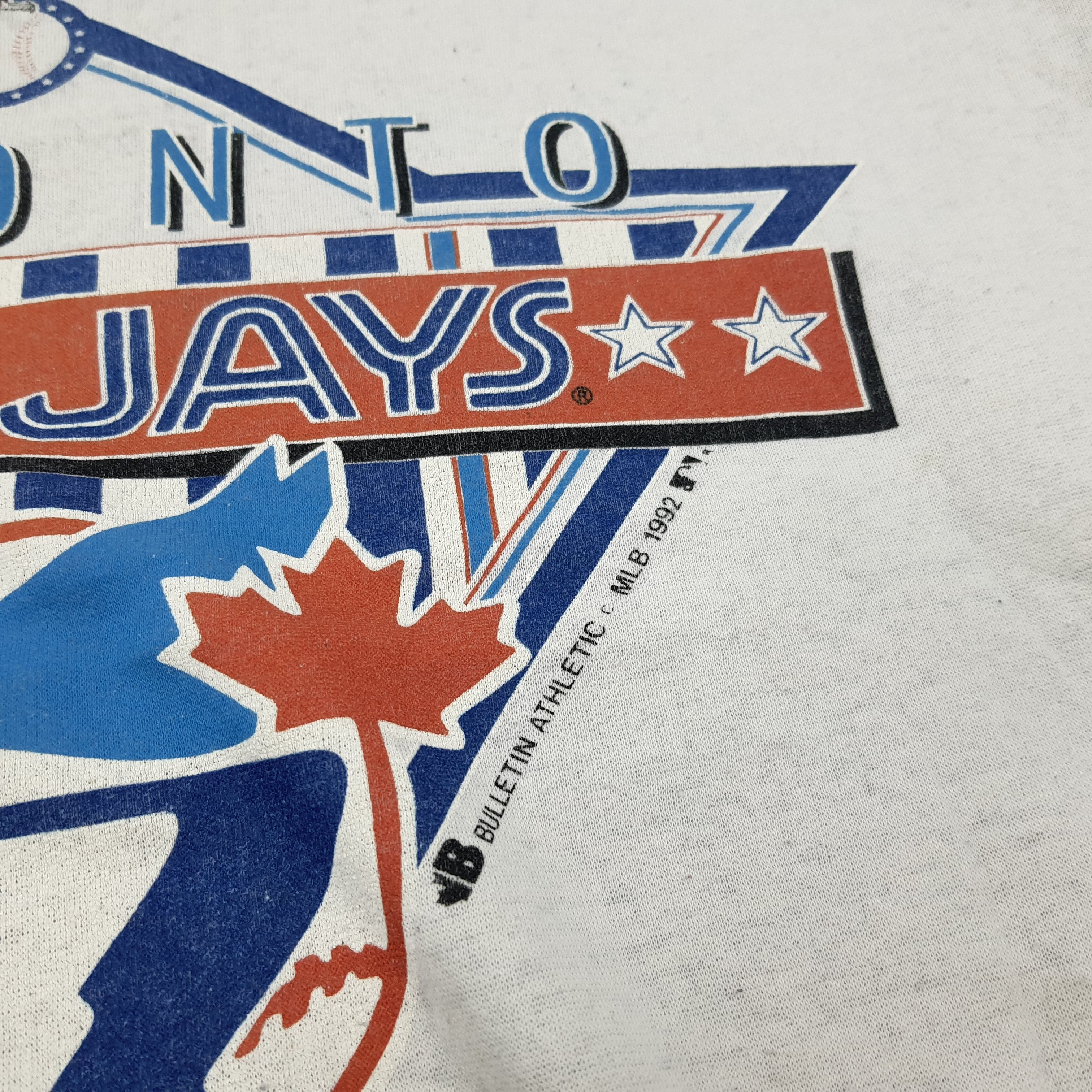 MLB × Vintage Vintage Athletic Toronto Blue Jays MLB 1992 Sweatshirt Size US L / EU 52-54 / 3 - 3 Thumbnail