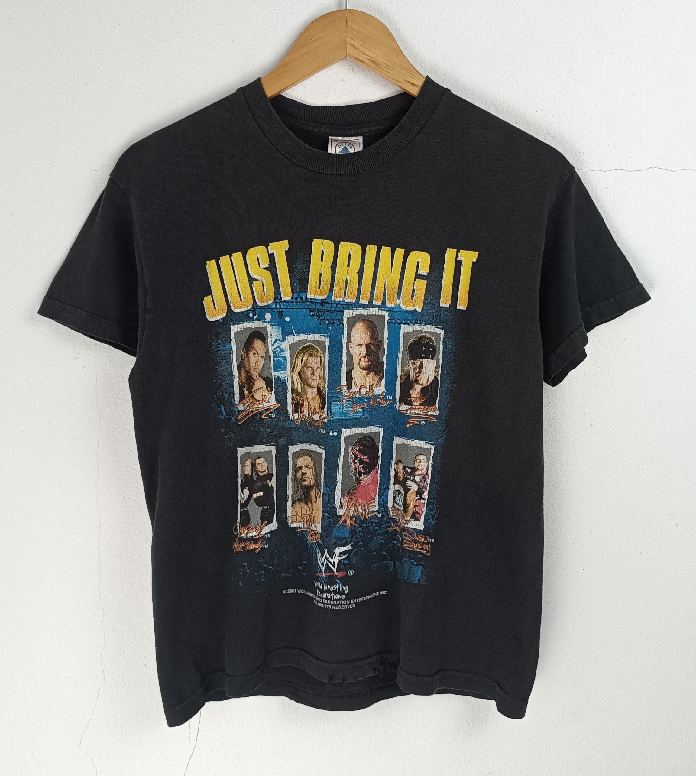 Vintage VINTAGE 2001 WWF ALL STAR BRING IT ON (stone cold undertaker Size US XS / EU 42 / 0 - 3 Thumbnail