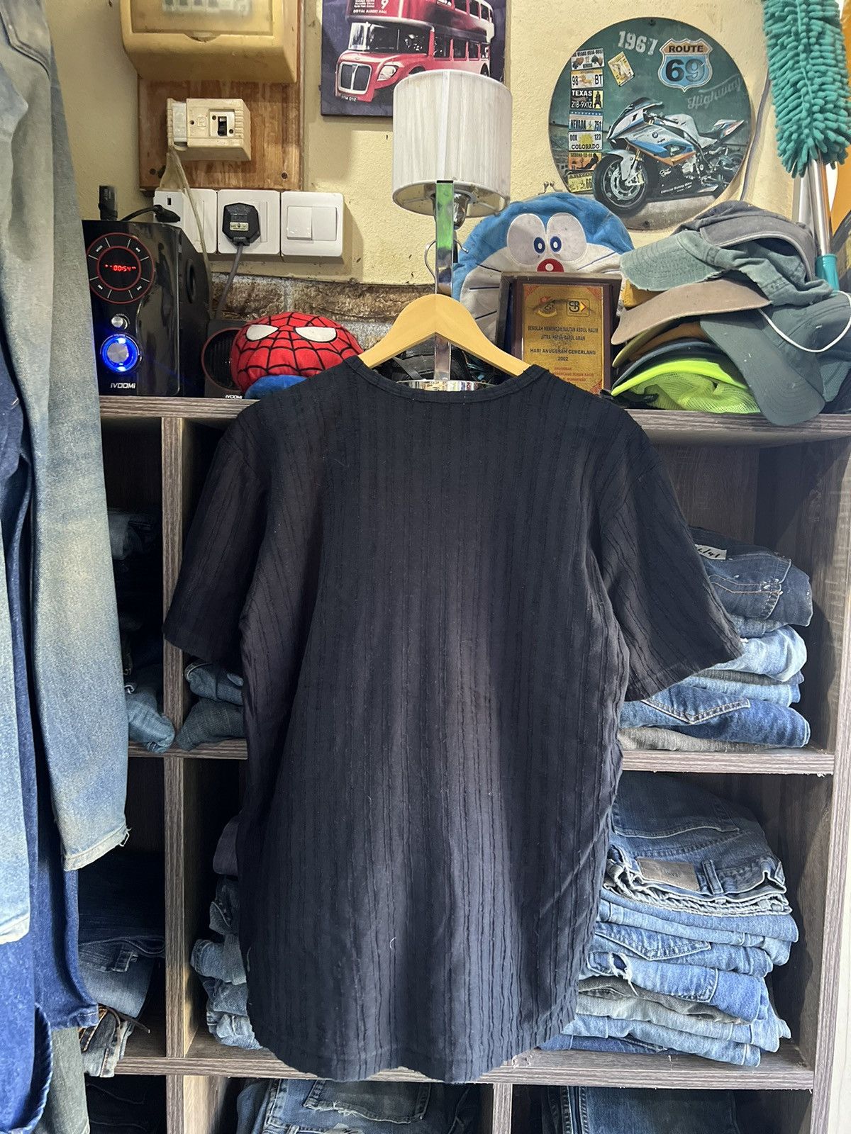 Kansai Yamamoto 🔥Vintage Kansai Yamamoto Homme Black Tees Size US M / EU 48-50 / 2 - 3 Thumbnail