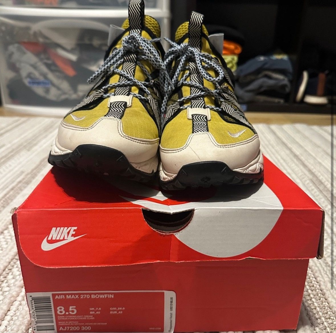 Nike NIKE AIR MAX 270 BOWFIN SNEAKERS - RUNNING SHOES Size 8.5 Size US 8.5 / EU 41-42 - 2 Thumbnail