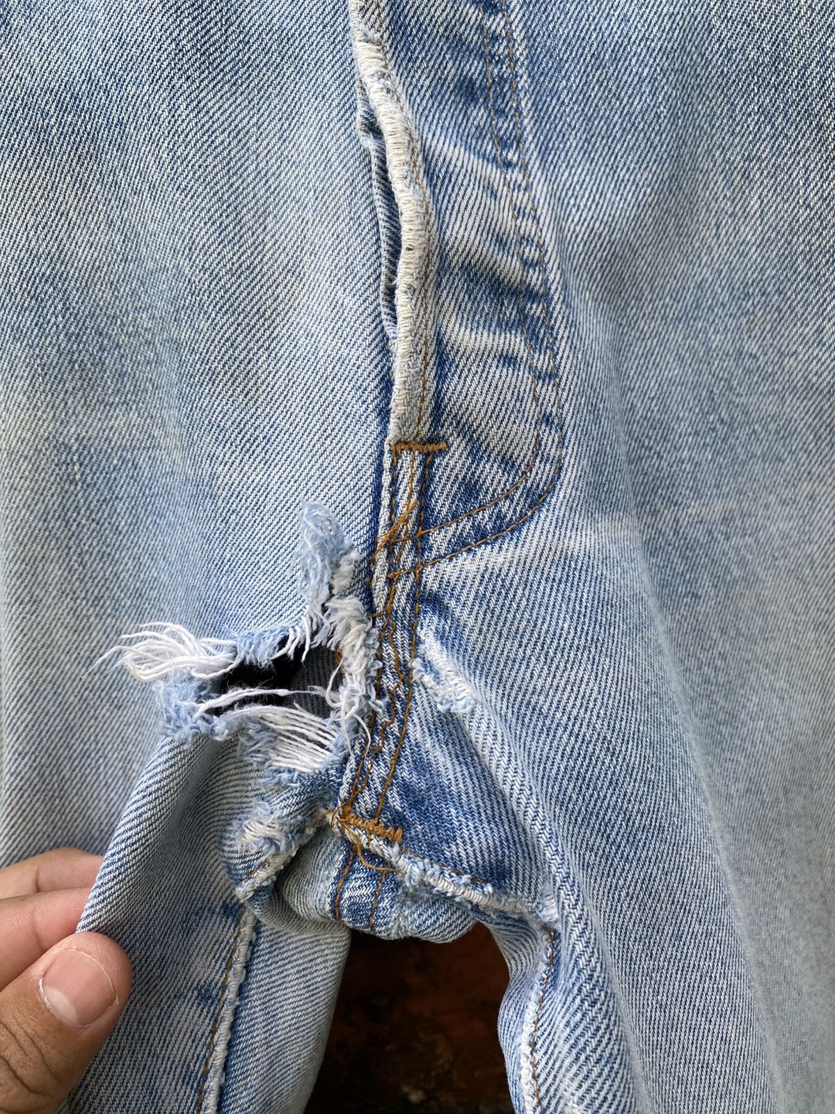 Levi's Vintage Clothing W32x31 Vintage levi's 501 redline distressed denime Size US 32 / EU 48 - 5 Thumbnail