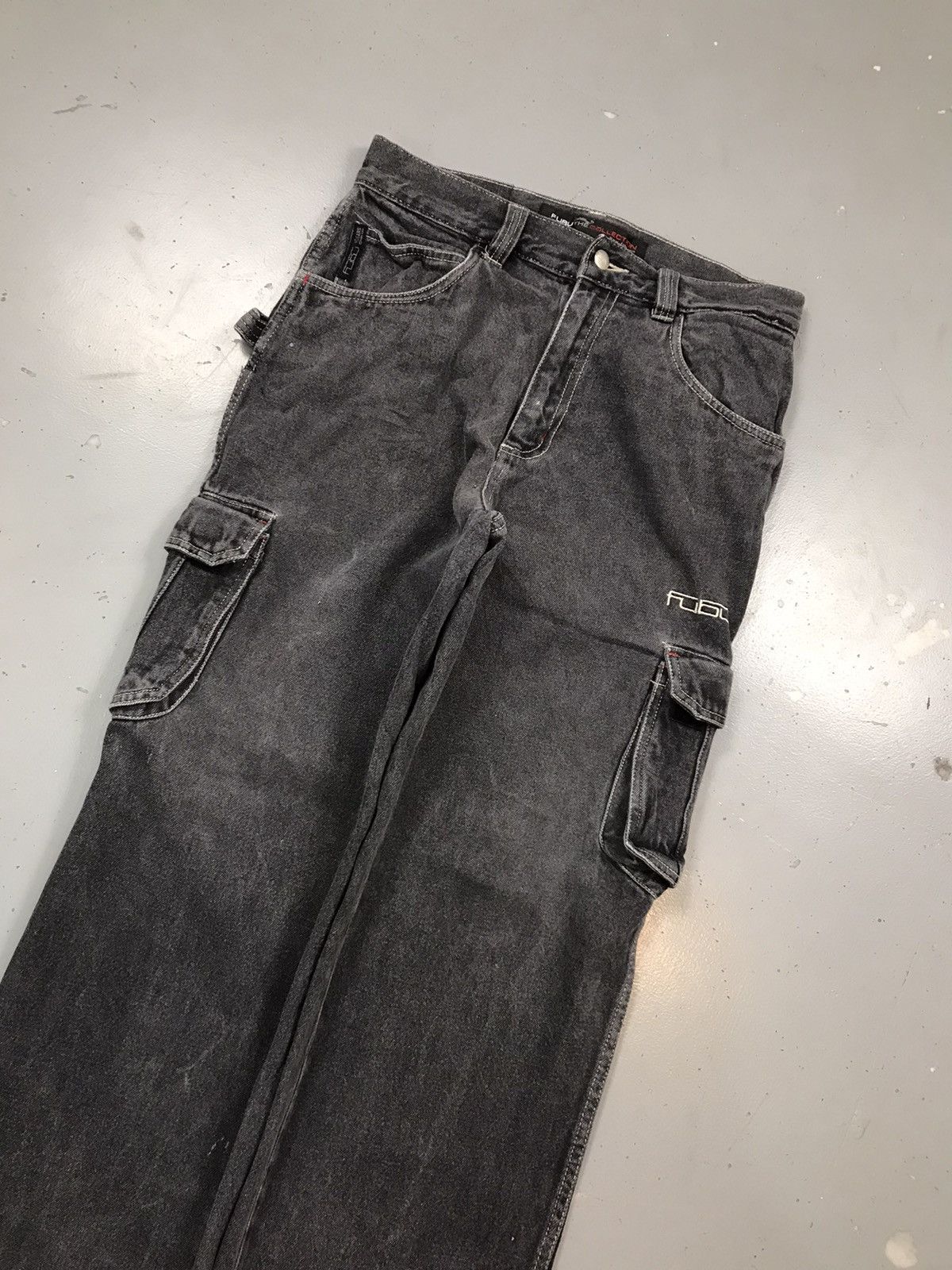 Fubu × Vintage Rare vintage Fubu the collection loose fit cargo denim Size US 32 / EU 48 - 4 Thumbnail