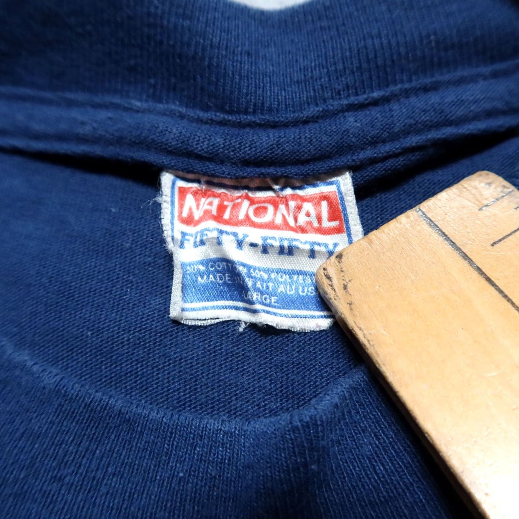 Vintage VINTAGE National Fifty Fifty Shirt Mens Navy Vintage Fantasy 5 Lotto Shirt L M Size Navy Shirt Mens 90s Lotto Size US L / EU 52-54 / 3 - 7 Thumbnail