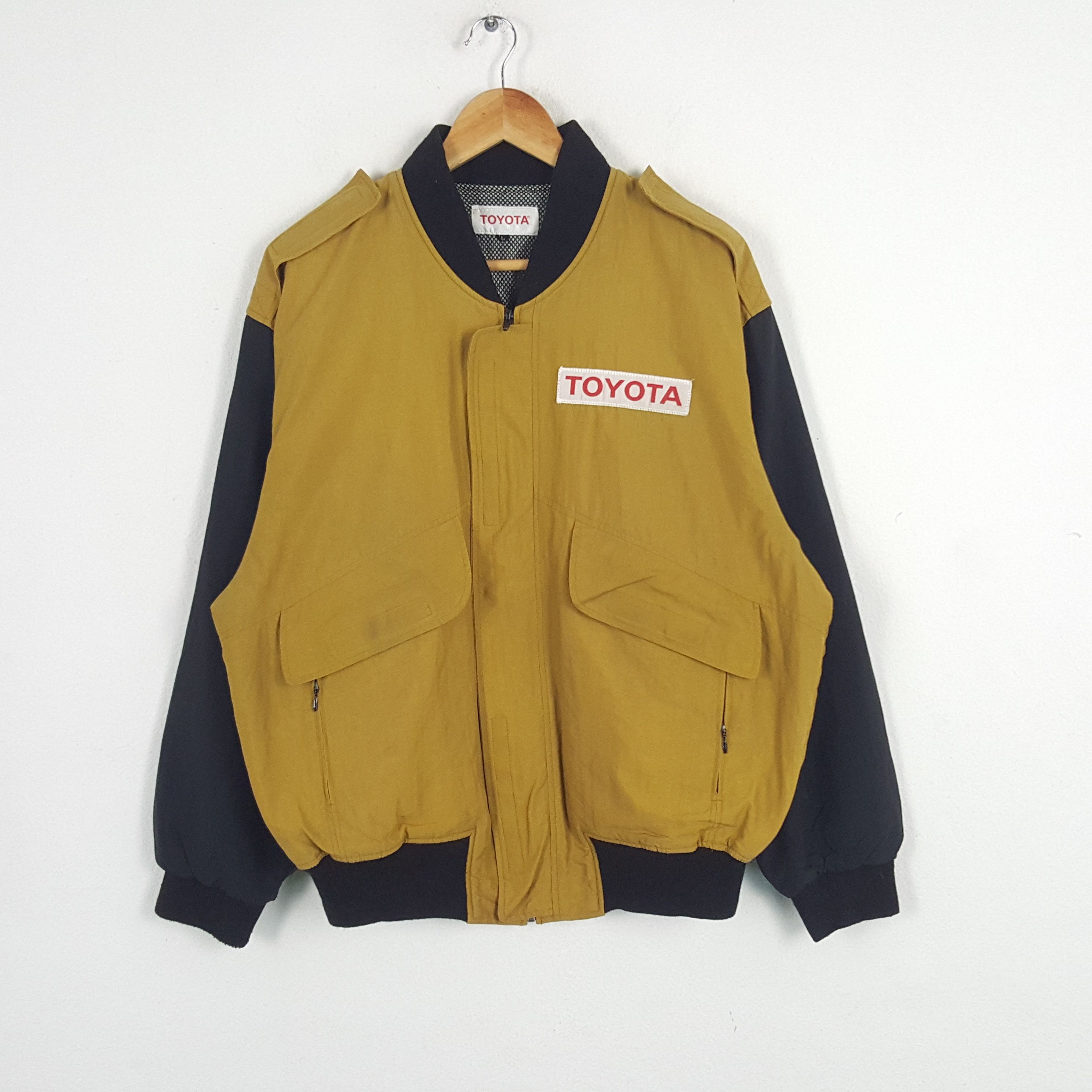 Japanese Brand × Vintage Vintage Toyota Techno Japanese Racing Team Bombers Jacket Size US XL / EU 56 / 4 - 3 Thumbnail