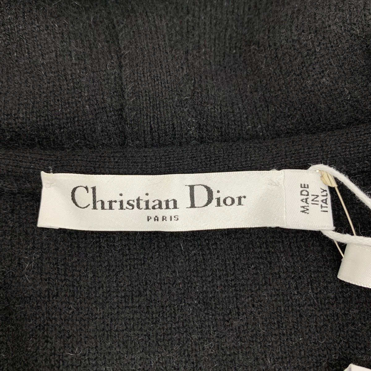 Dior Dior Logo Letter Intarsia Cashmere Hooded Sweatshirt K26WX Size S / US 4 / IT 40 - 5 Thumbnail