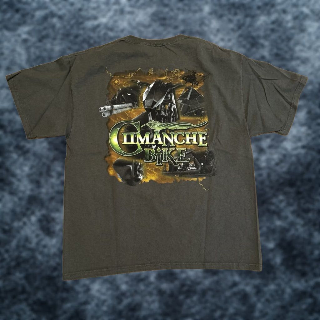 Vintage VINTAGE American Chopper T Shirt Men’s L Green 90s Biker Motorcycle USA Crew Neck Long Sleeve Cotton Logo قابل Size US L / EU 52-54 / 3 - 1 Thumbnail