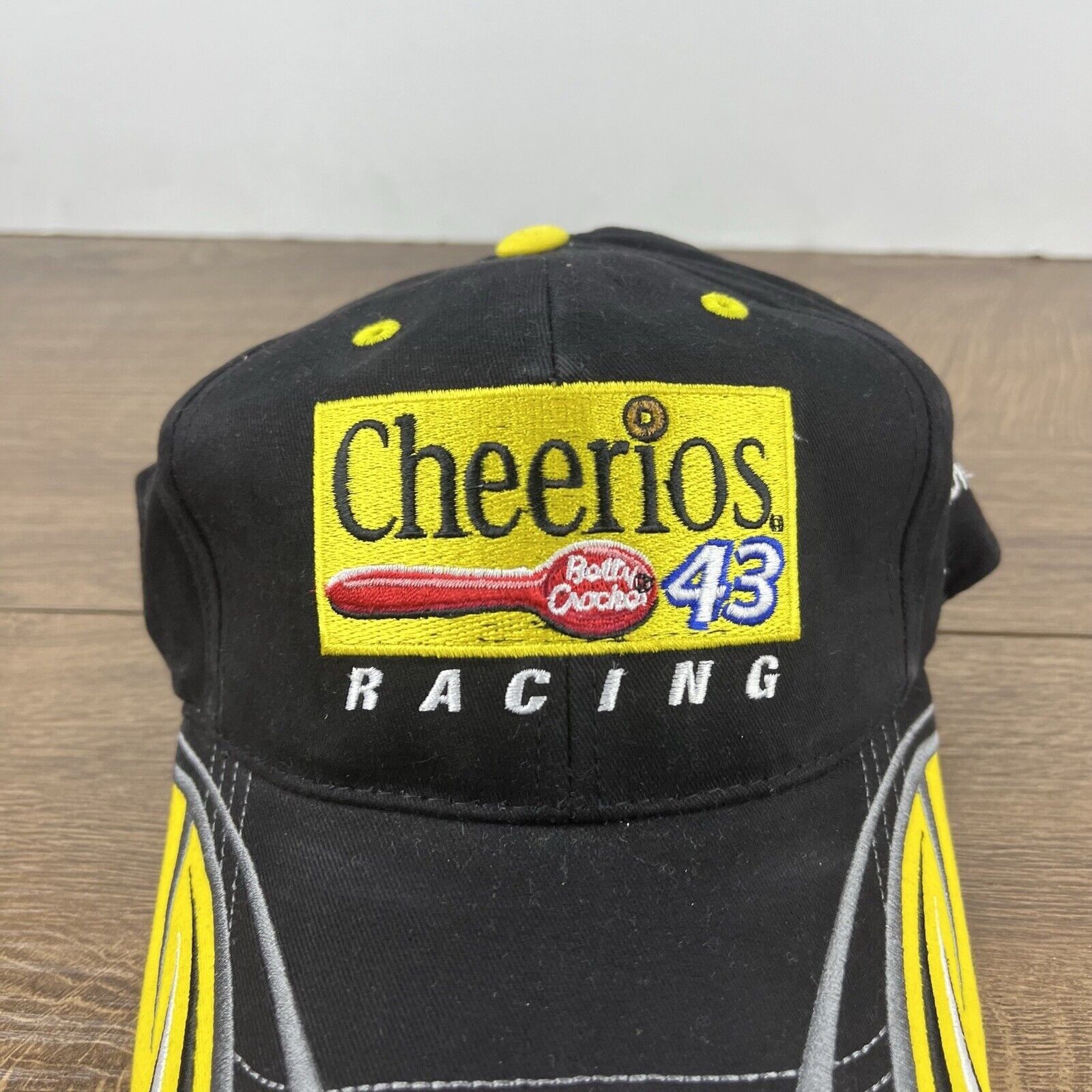 Other Bubba Wallace Hat Cheerios 43 NASCAR Hat Black Hat Adjustabl Size ONE SIZE - 7 Thumbnail