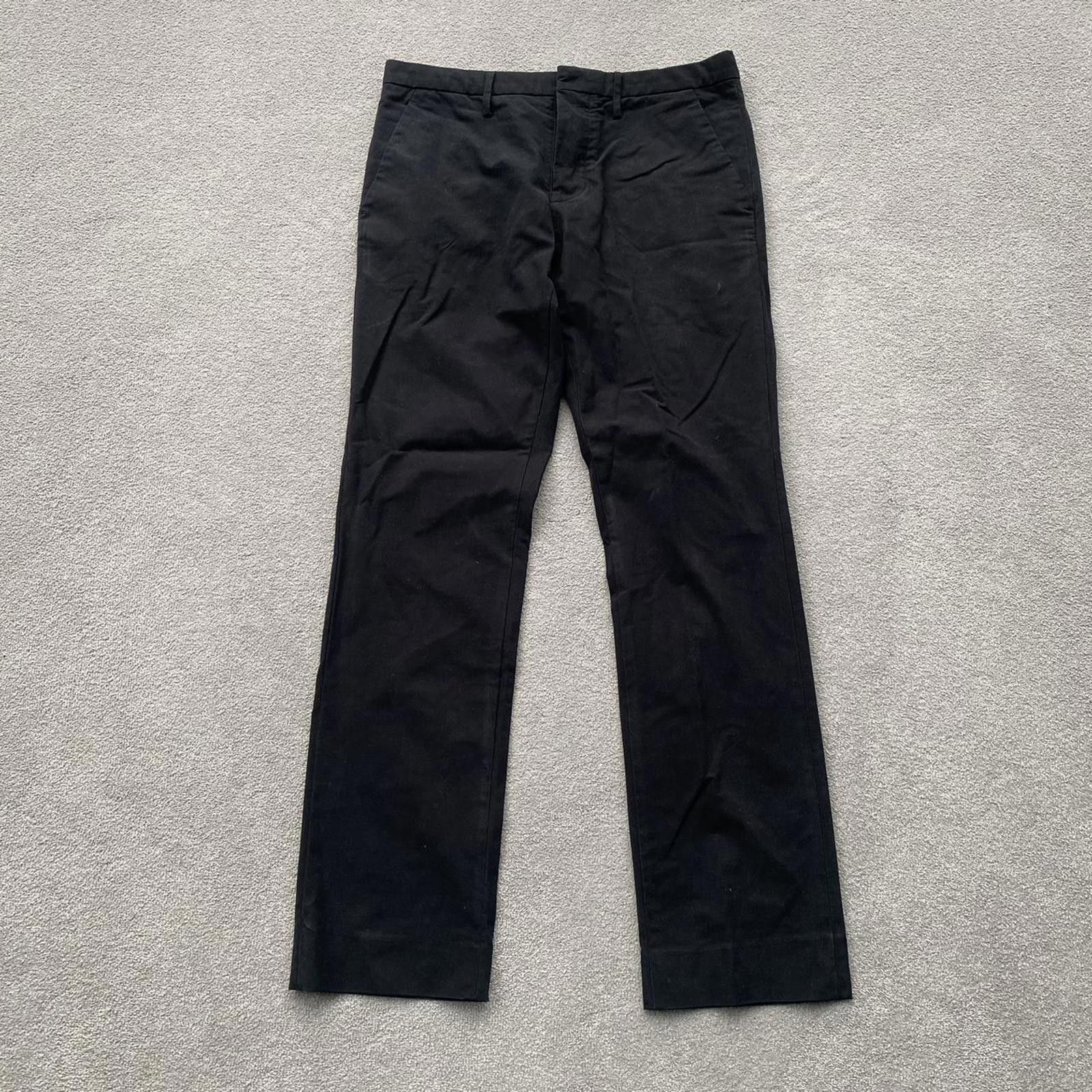 Helmut Lang Helmut Lang Black Chino Trousers Size US 31 - 1 Thumbnail