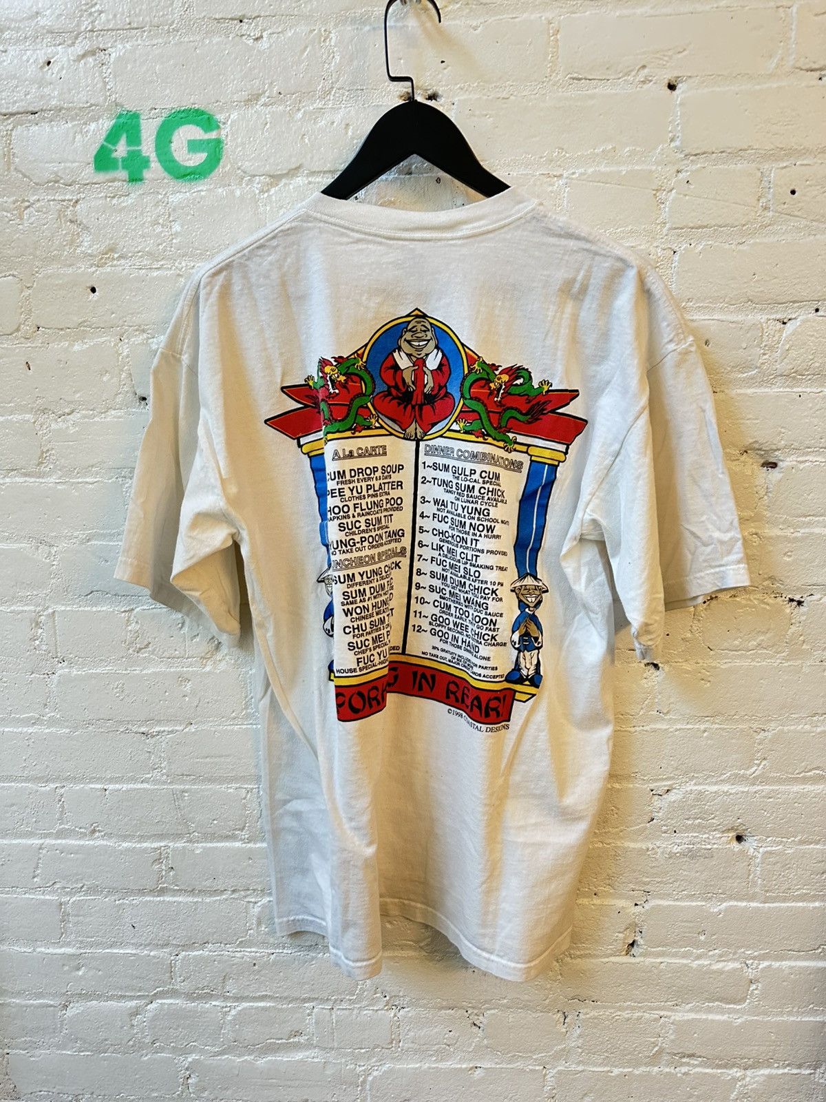 Vintage KONG DONGS SEX MENU VINTAGE T Size US XL / EU 56 / 4 - 3 Thumbnail