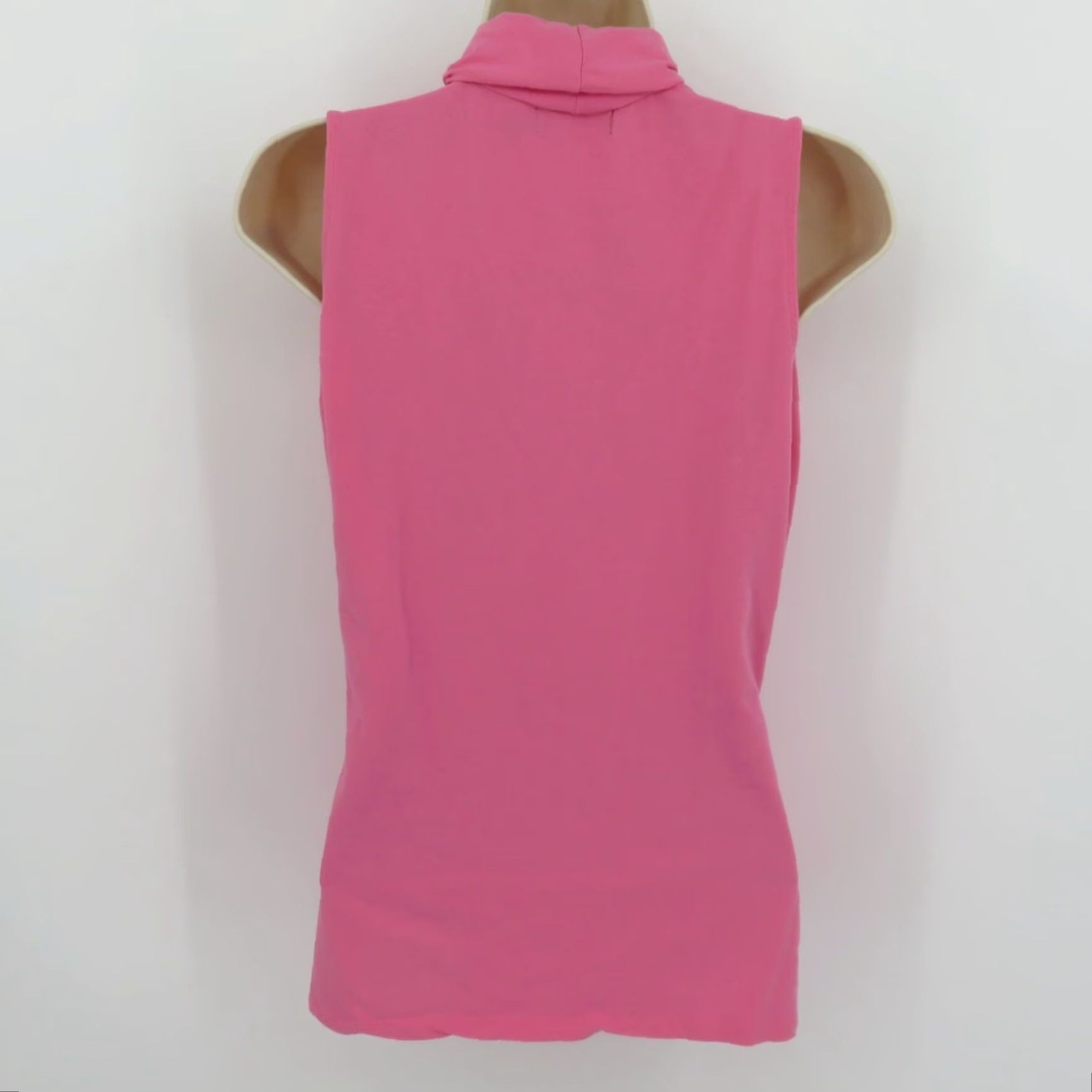 Ralph Lauren Lauren Ralph Lauren LRL Women Blouse M Pink Sleeveless Wrap Shirt Top Size M / US 6-8 / IT 42-44 - 4 Thumbnail