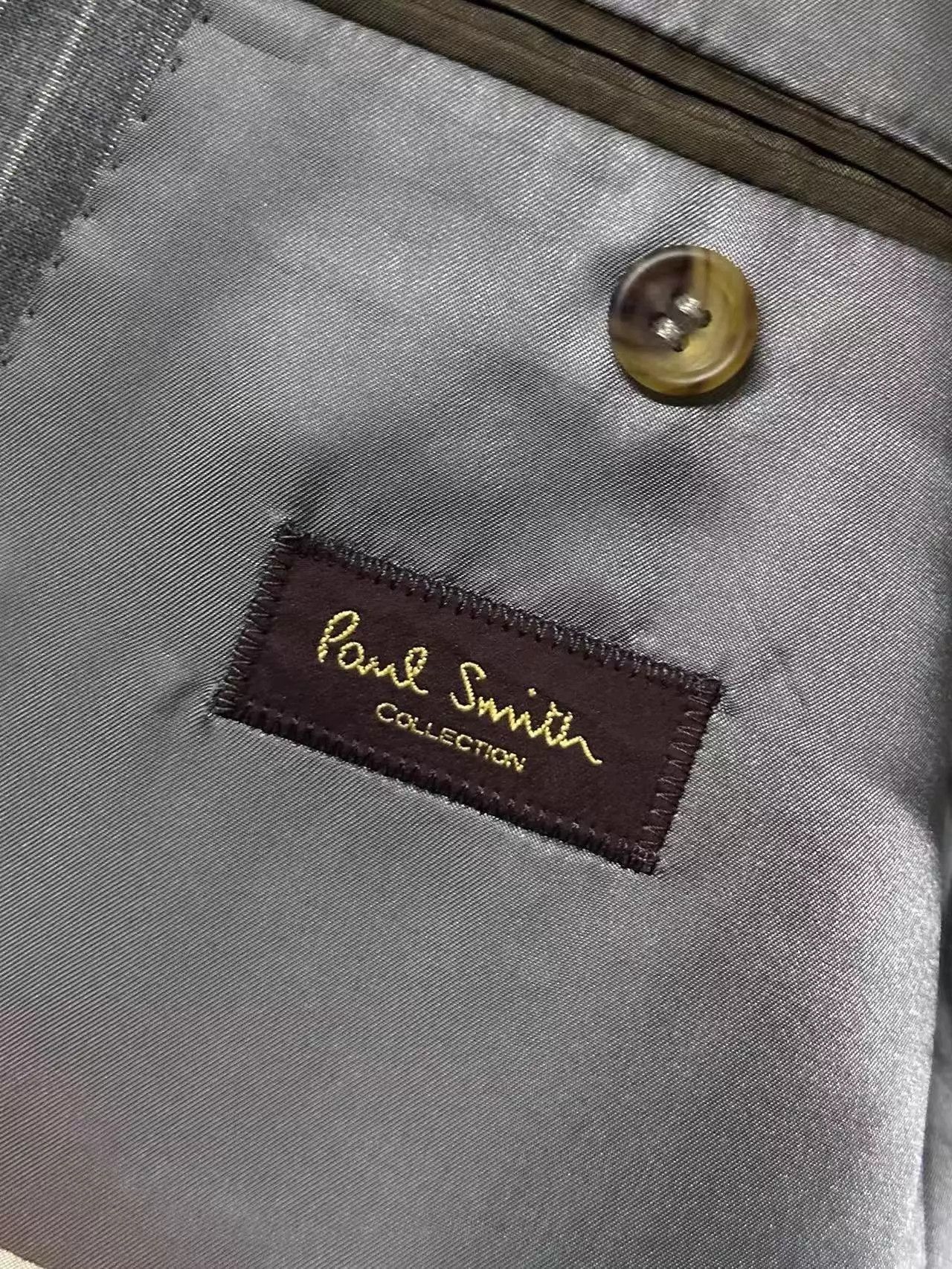 Paul Smith Paul Smith Loro Piana 120s Striped Suit Jacket M Size US M / EU 48-50 / 2 - 3 Thumbnail