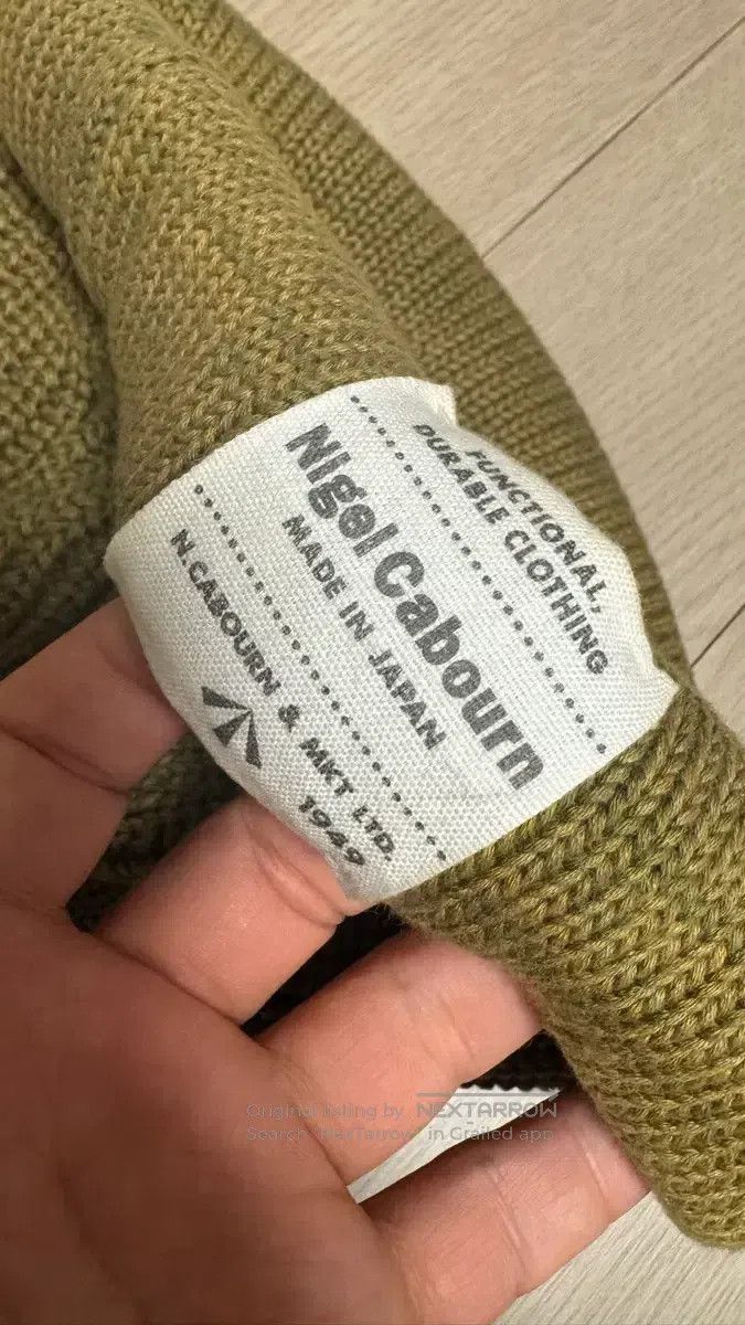 Nigel Cabourn Nigel Cabourn Cotton knit beanie Size ONE SIZE - 2 Thumbnail