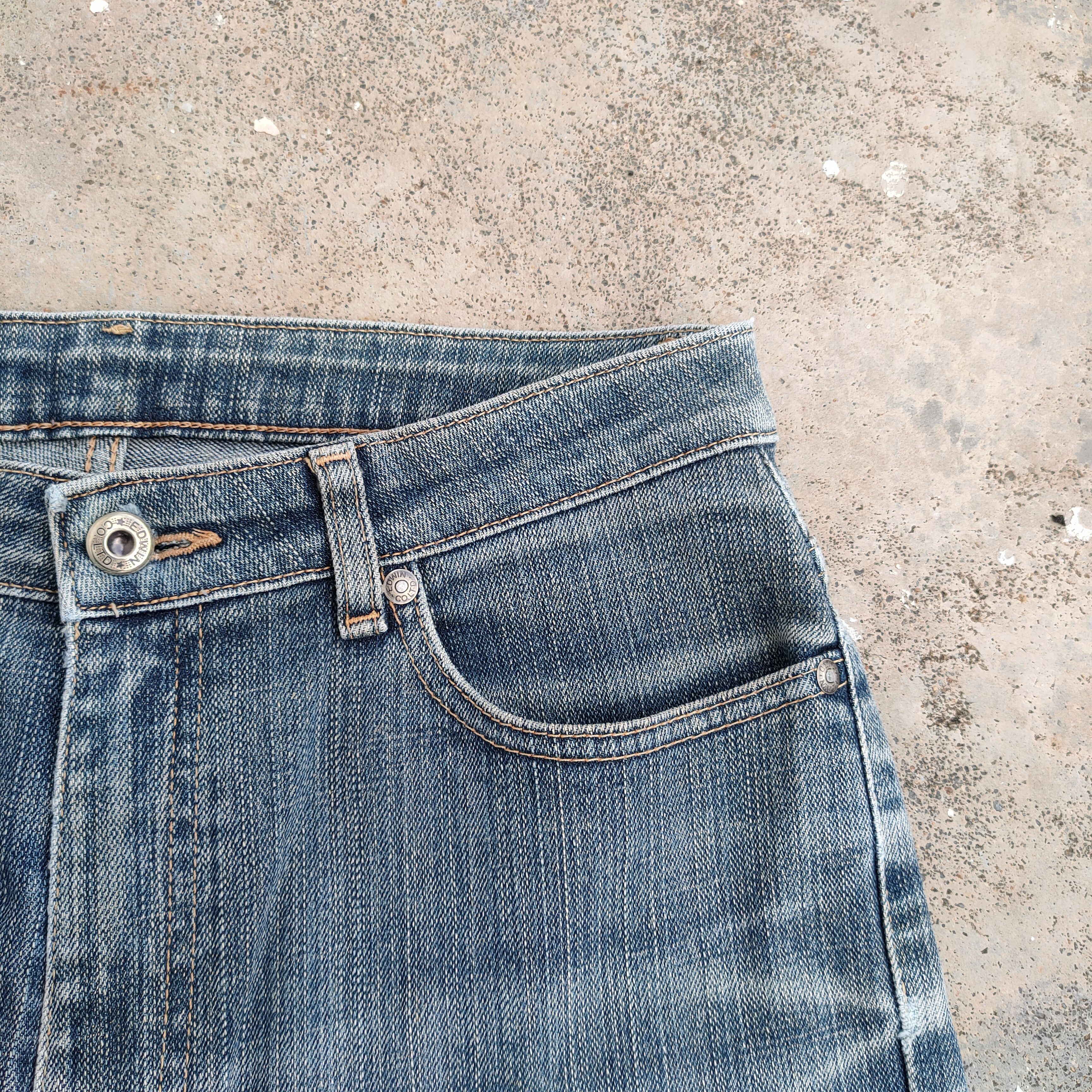 Edwin × Jean × Vintage VINTAGE MISS EDWIN WOMEN BOOTCUT FADED JEANS DENIM PANTS Size US 29 - 7 Thumbnail