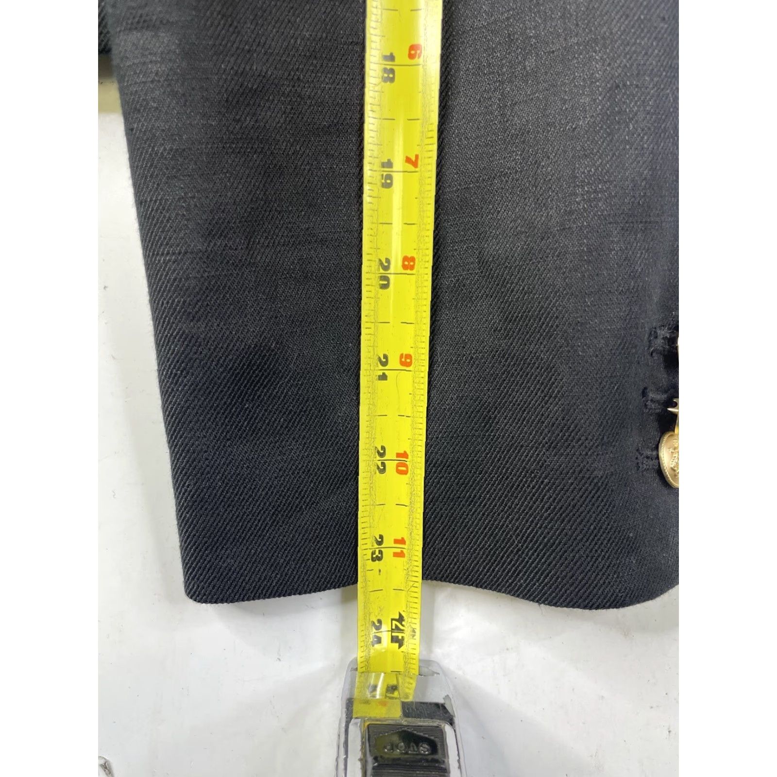 J.Crew VINTAGE J.CREW BLACK MARITIME TWEED LOUISE LADY JACKET 14 WOMEN Linen Blend Tweed Blazer Size 14 Black Womens Jacket Size XL / US 12-14 / IT 48-50 - 6 Thumbnail